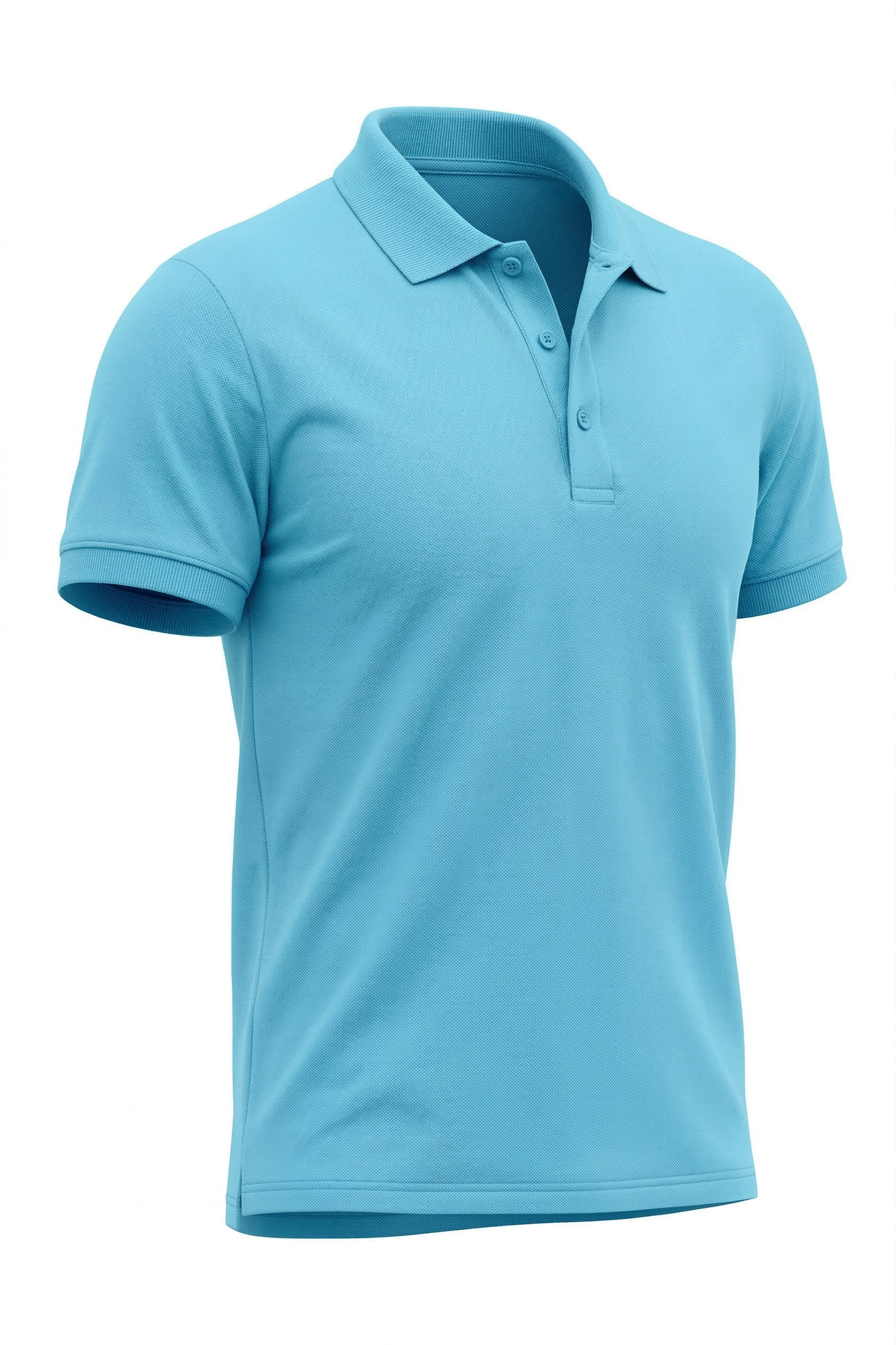 Ocean Breeze: Polo S/SL Basic Turquoise