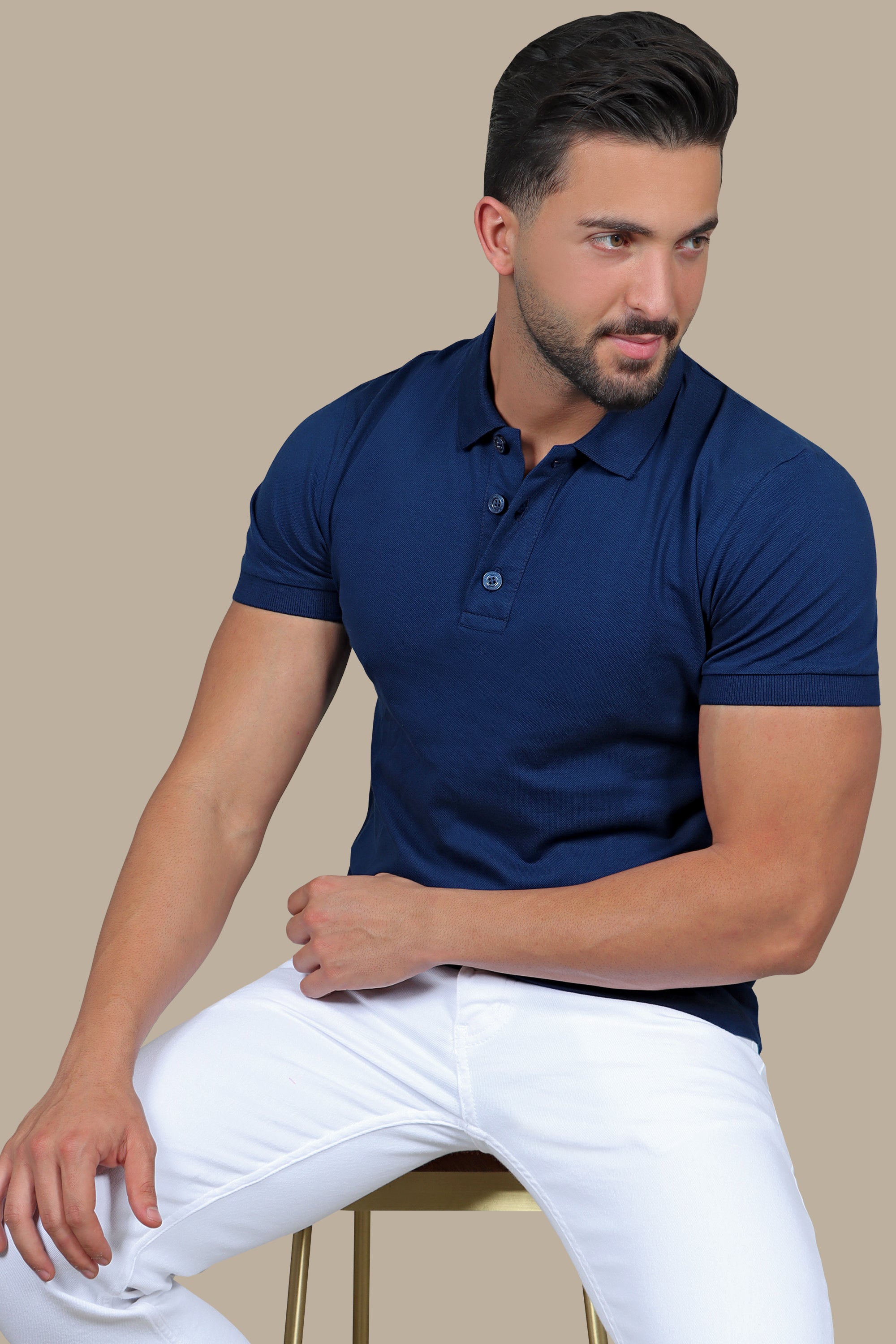 Classic Navy: Polo S/SL Basic Navy