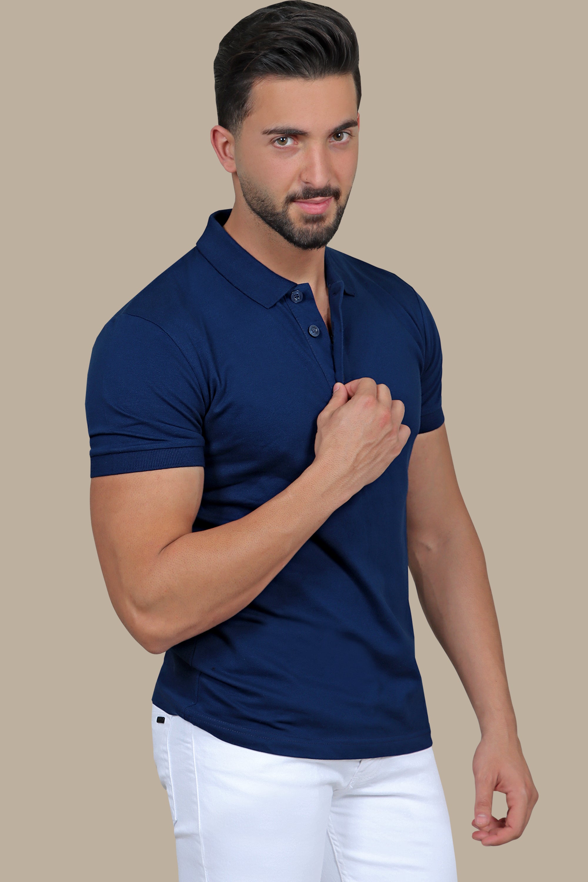 Classic Navy: Polo S/SL Basic Navy