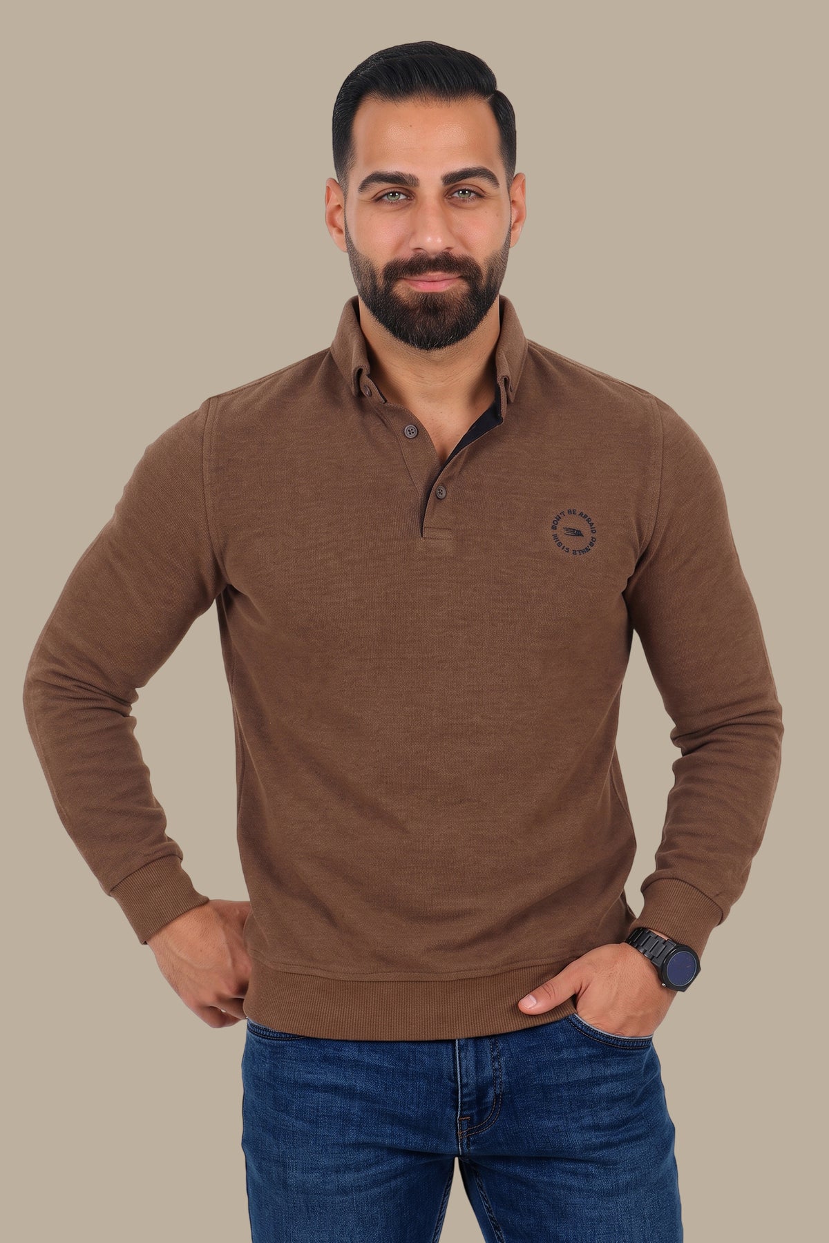Sleek Elegance: Velvet Polo