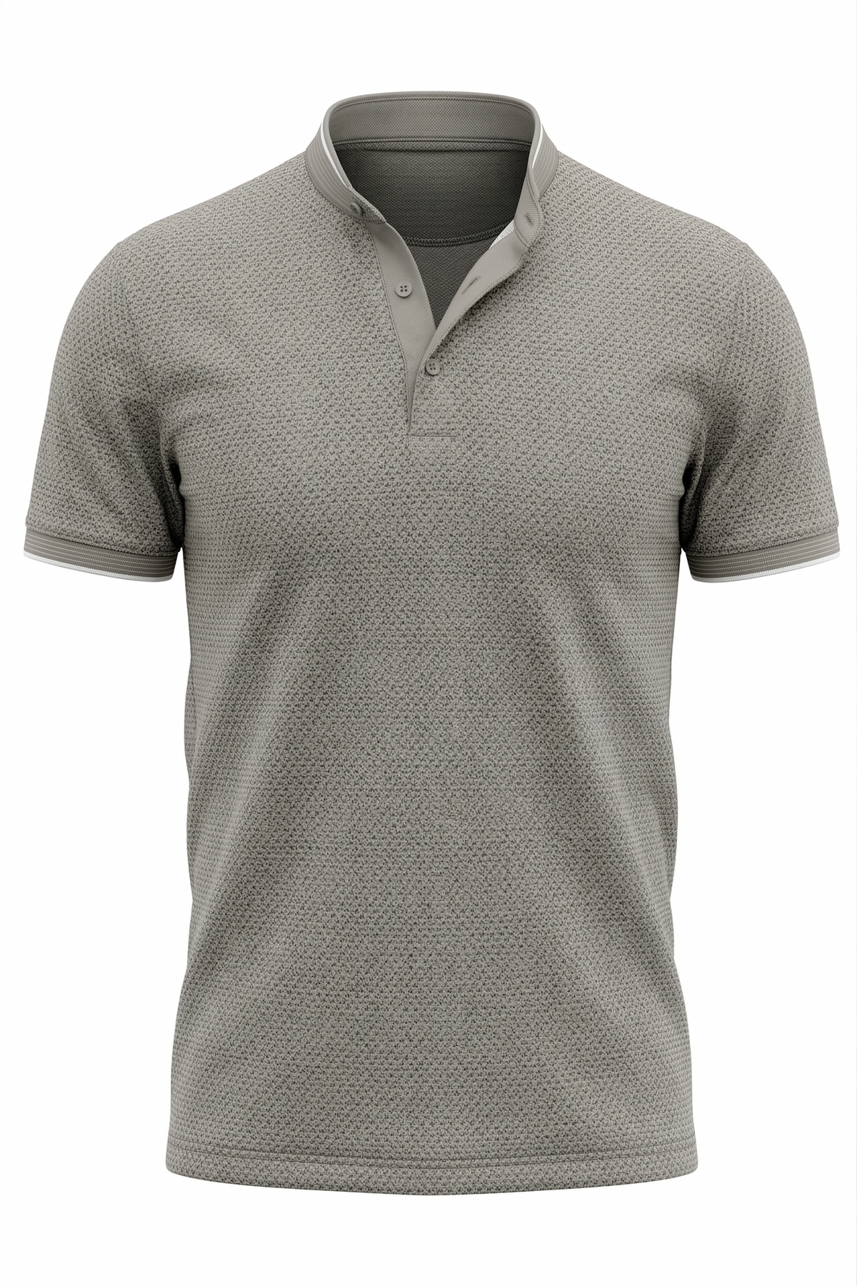 Olive Breathable Fabric Short Sleeve Polo