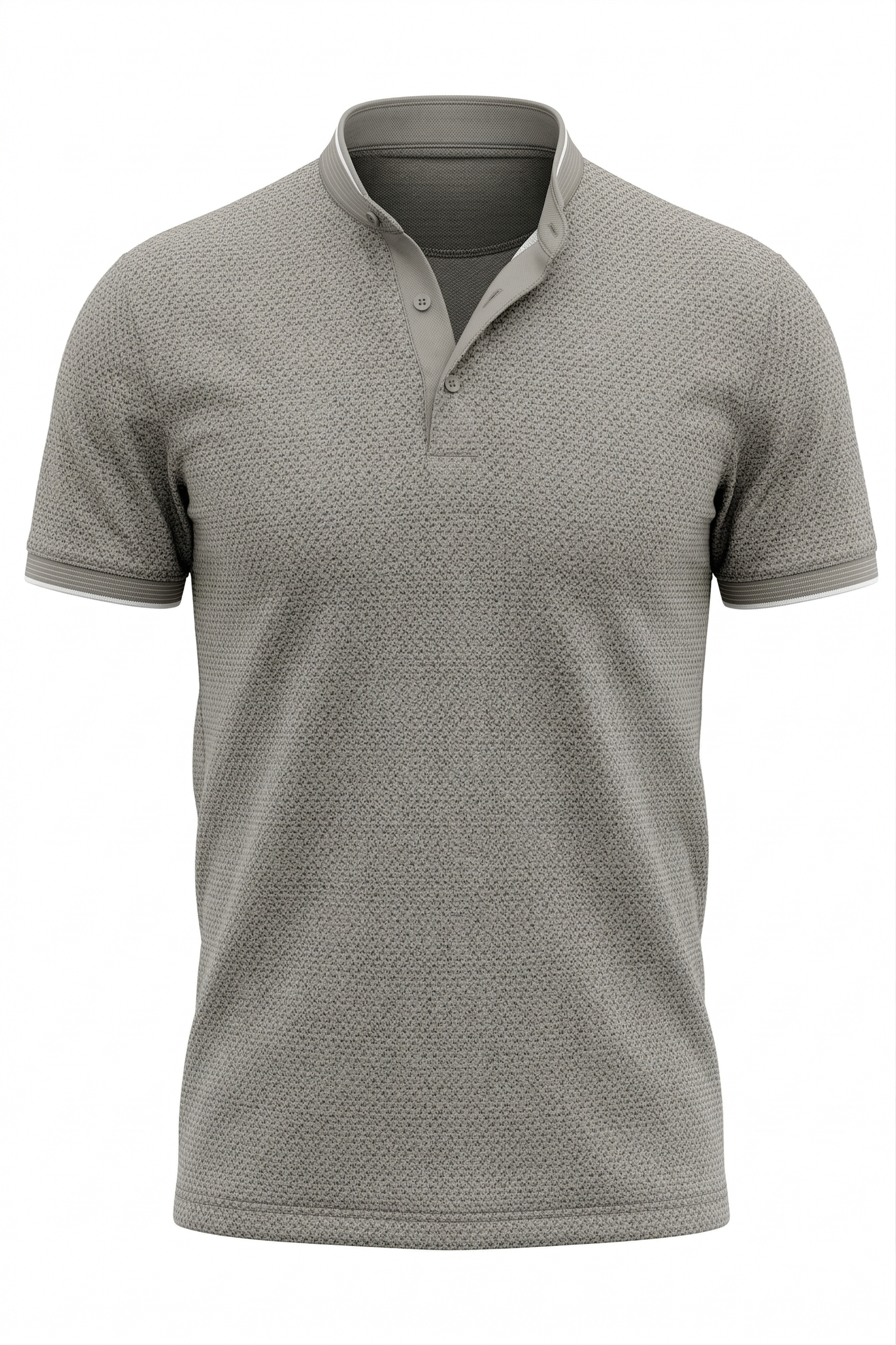 Olive Breathable Fabric Short Sleeve Polo