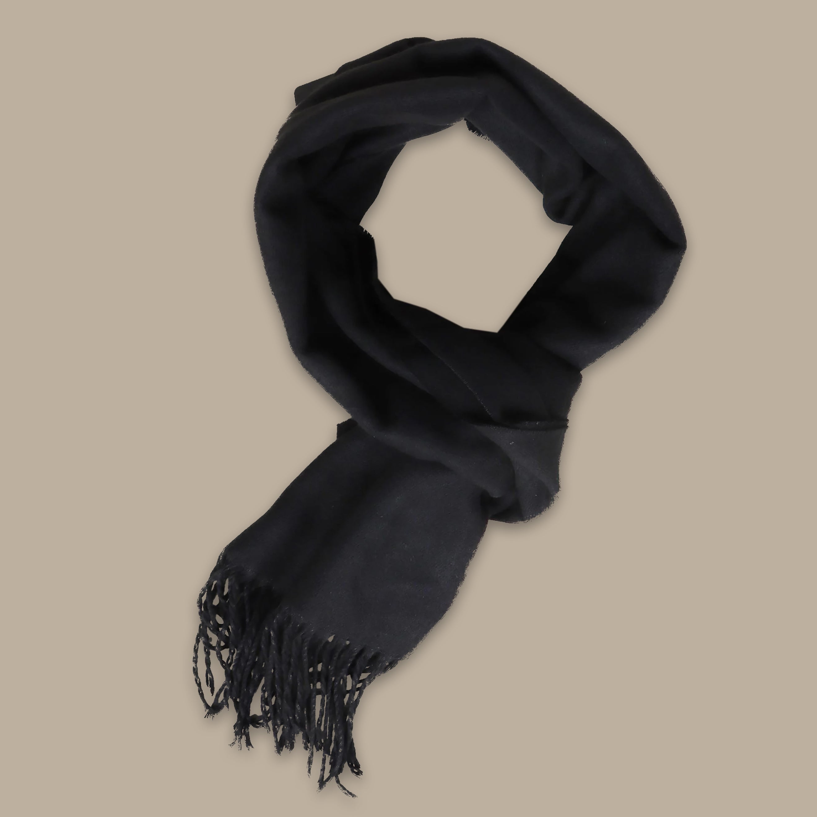 Scarf Basic Plain | Black