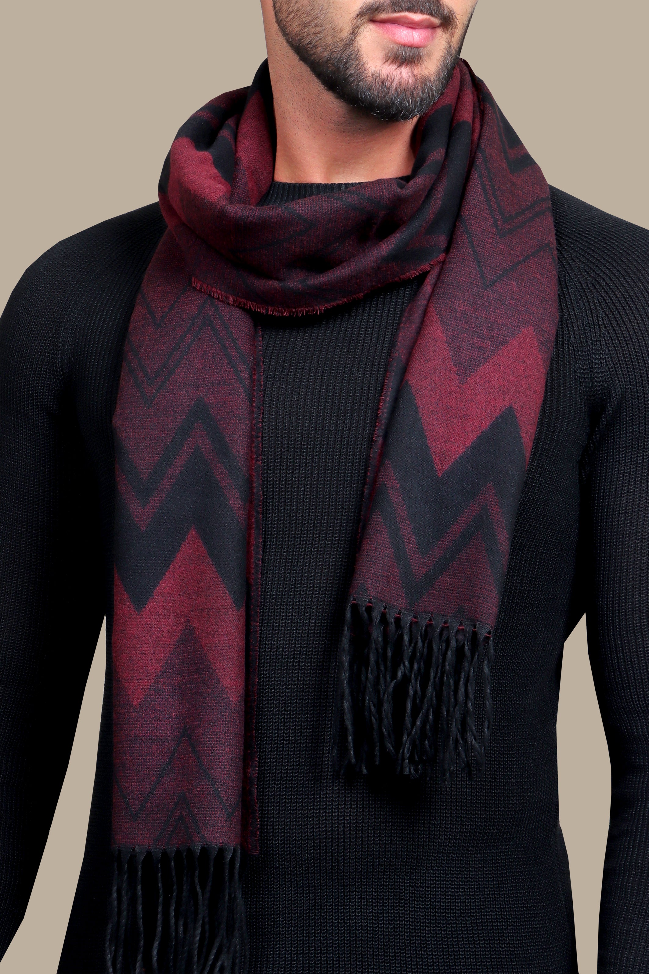 Scarf Designed | Burgundy