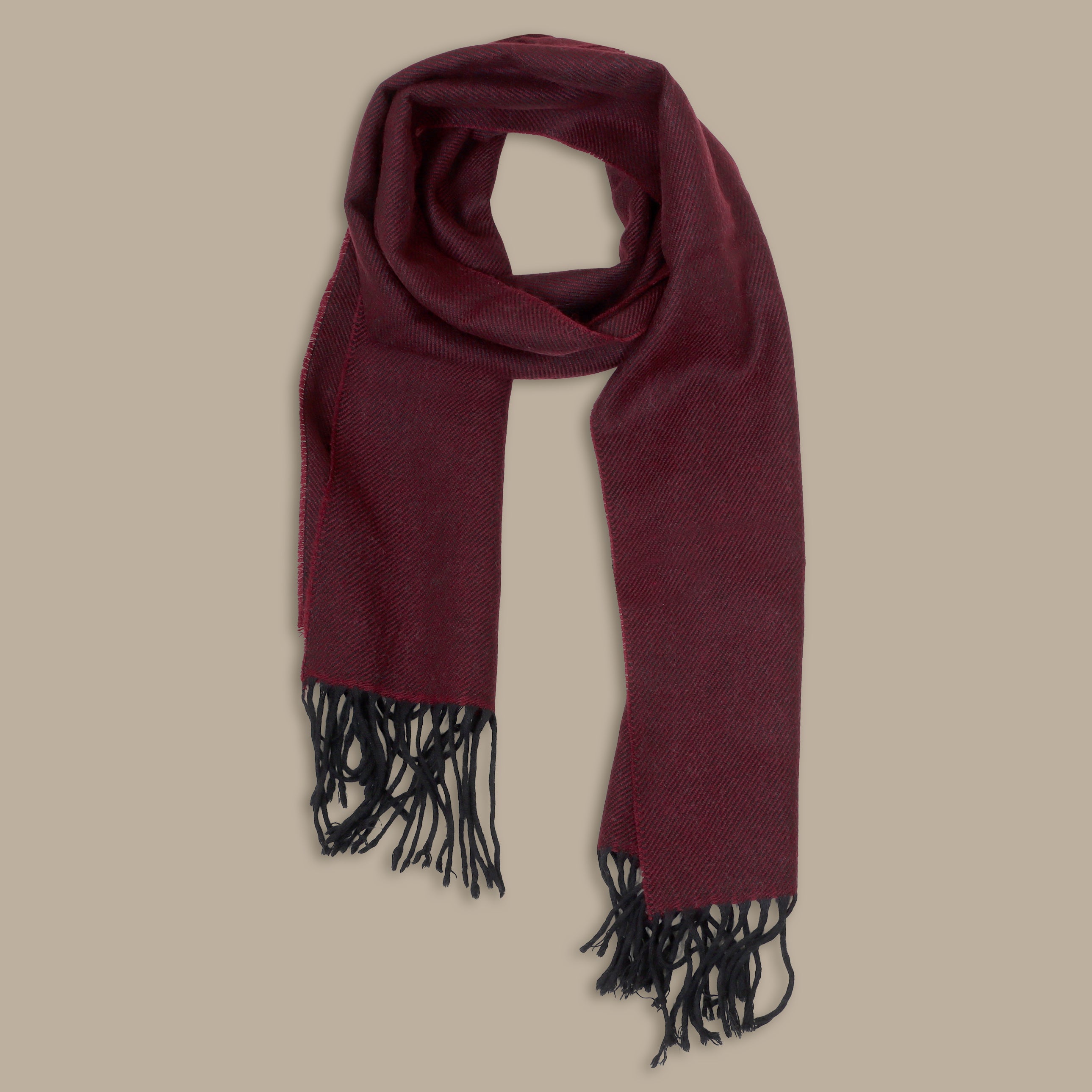 Scarf Plain | Burgundy