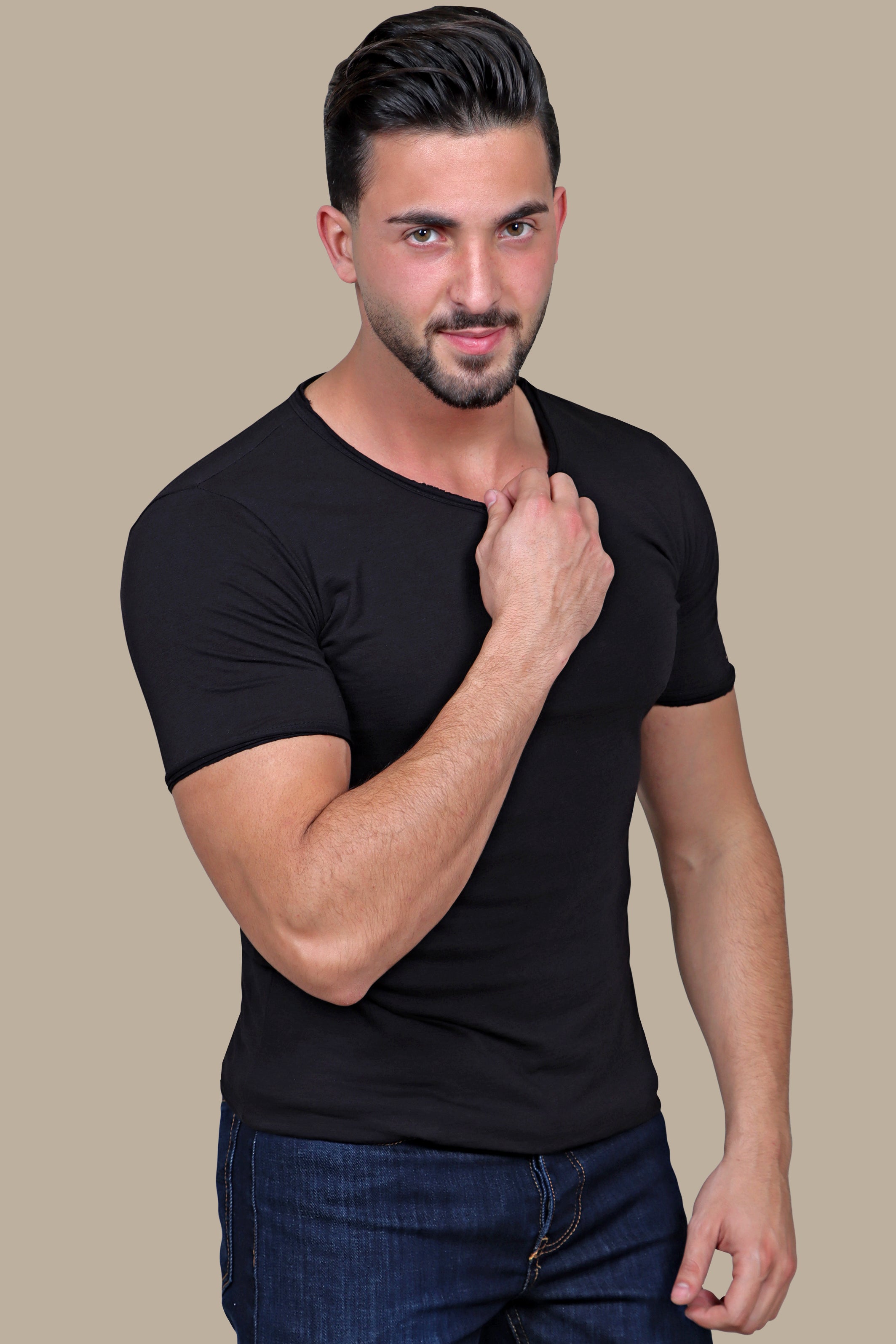 Black Mélange T-Shirt