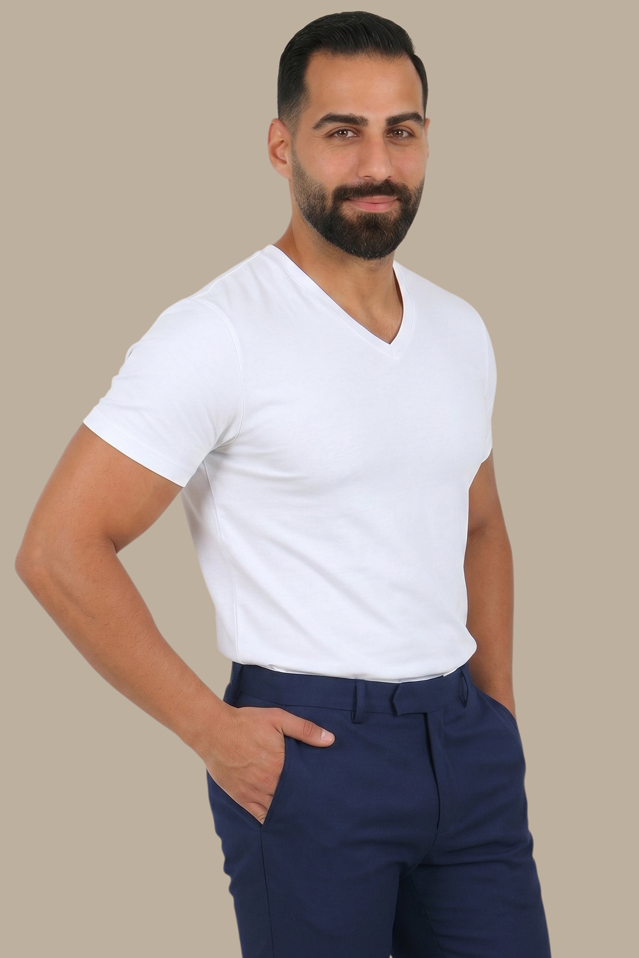 Basic V-Neck T-Shirt