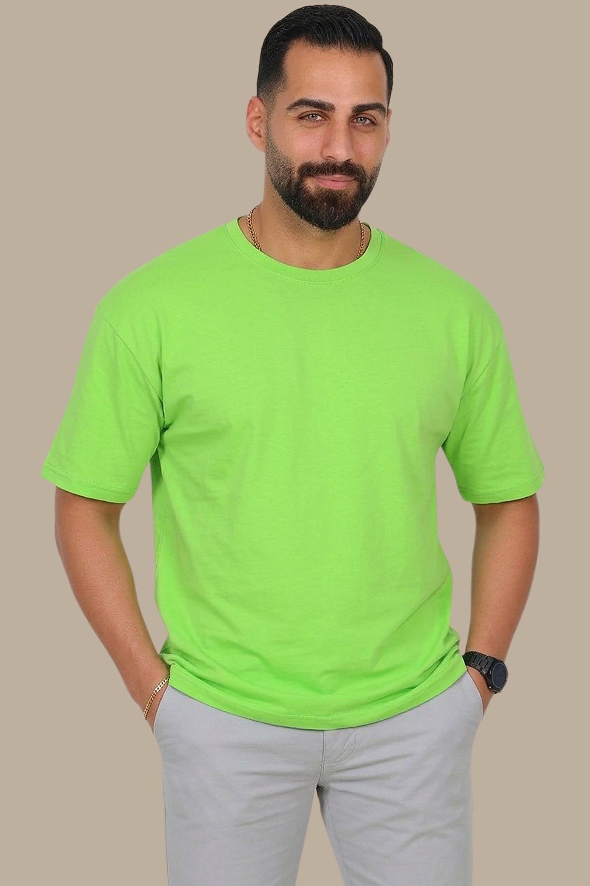 Basic Round Neck Short Sleeve T-Shirt