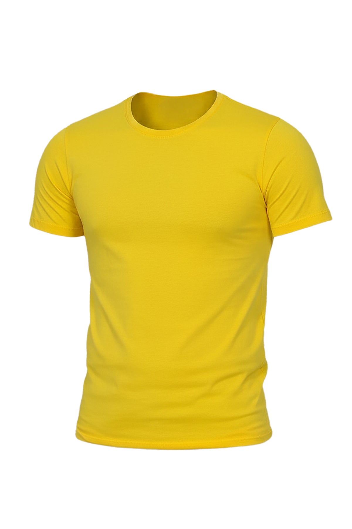 Basic Round Neck Short Sleeve T-Shirt