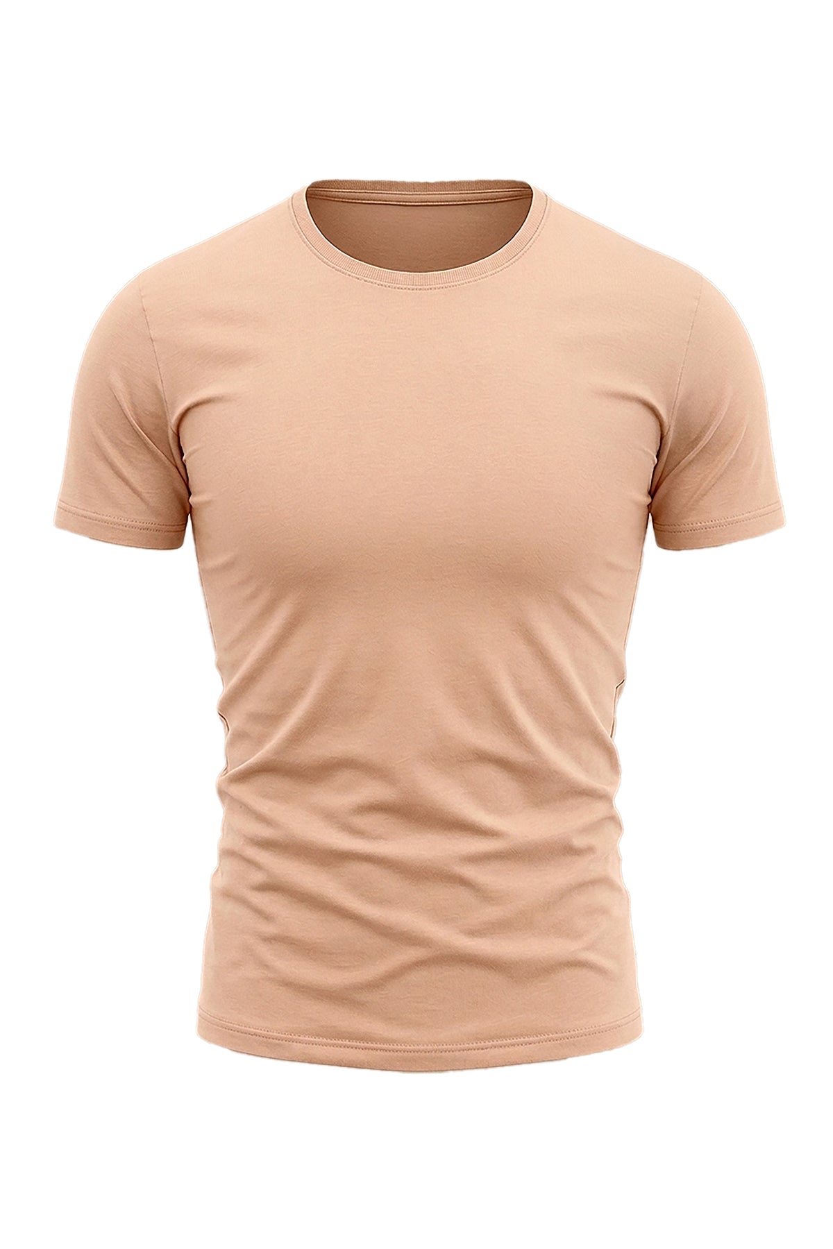 Basic Round Neck Short Sleeve T-Shirt