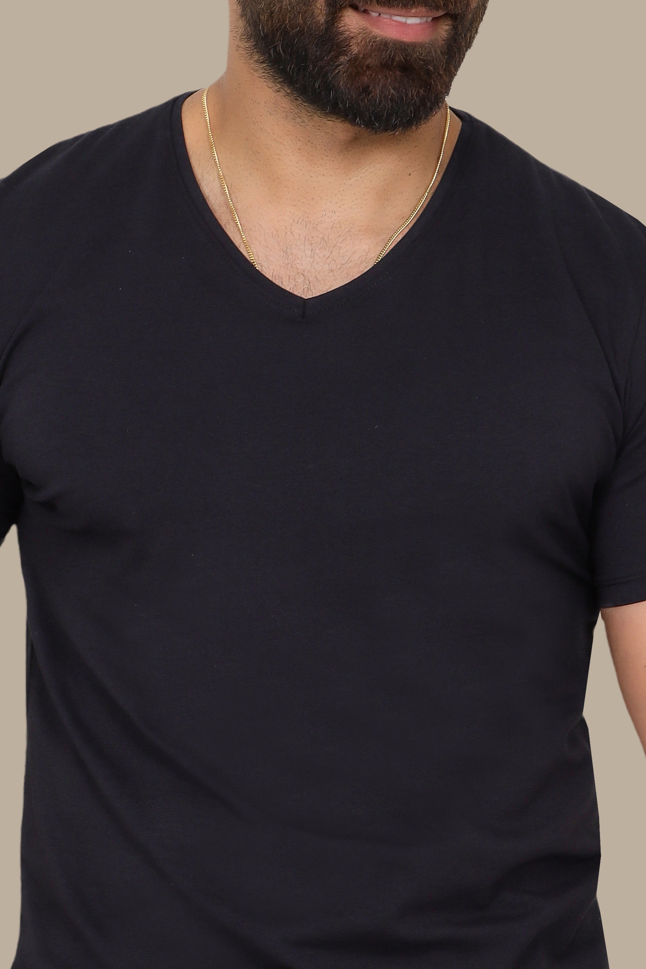 Black V-Neck T-Shirt: Timeless Basic