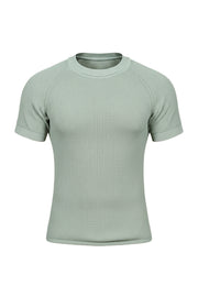 Knitted Round Neck T-Shirt