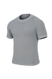 Knitted Round Neck T-Shirt