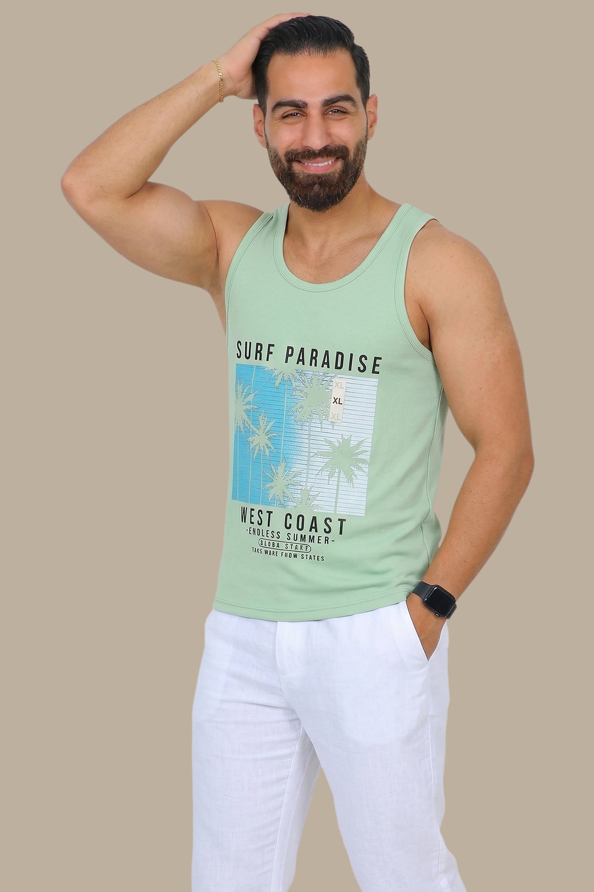 Beach Breeze: Sleeveless Surf Shirt