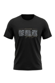 Three Leaf Squares Print T-Shirt
