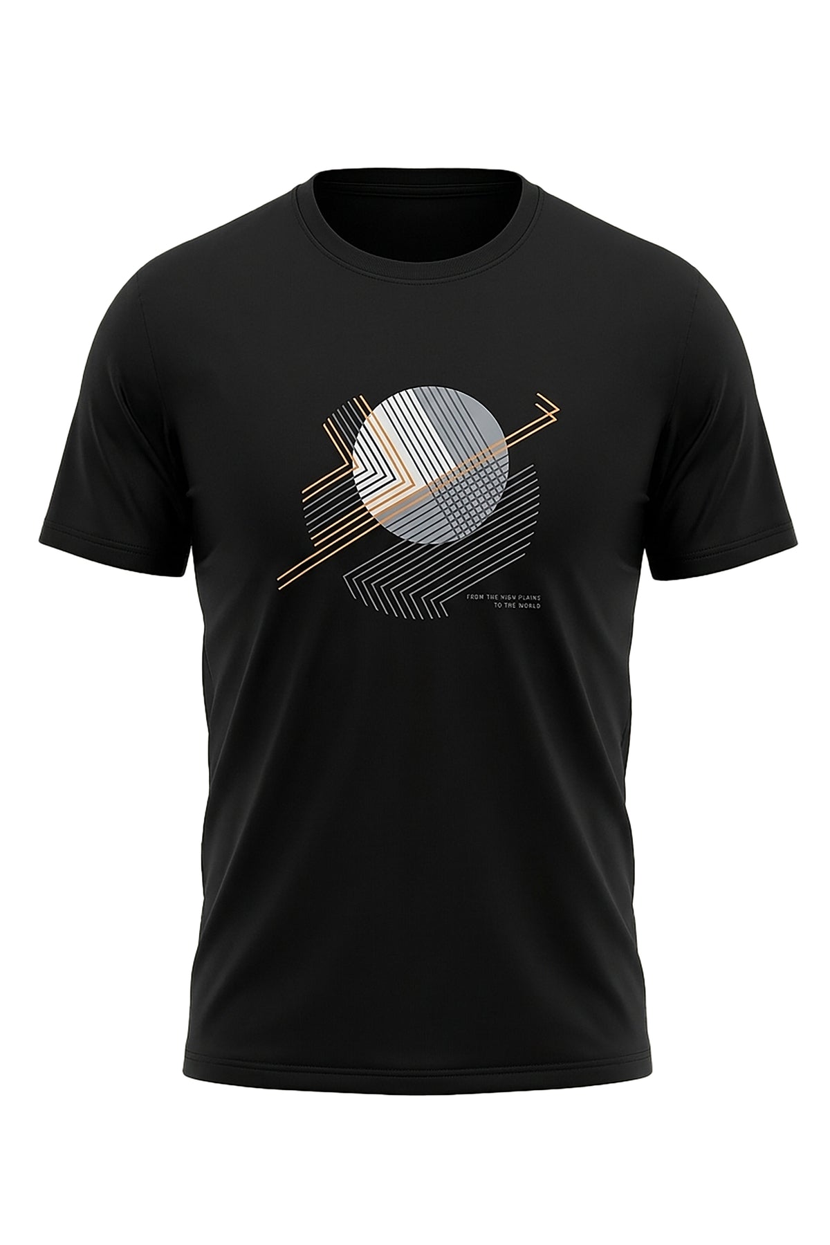 Mid Circle Print T-Shirt