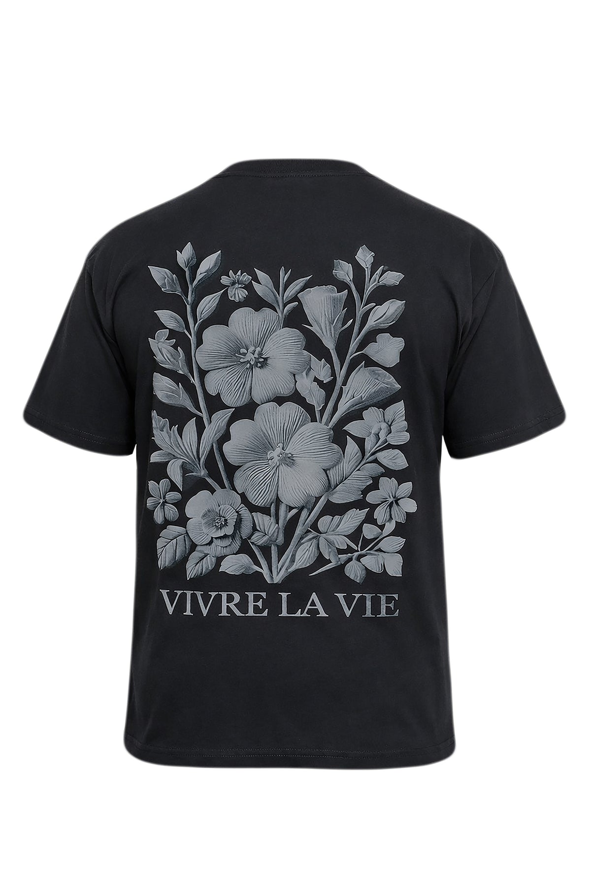 Oversized Printed T-Shirt – Vivre La Vie