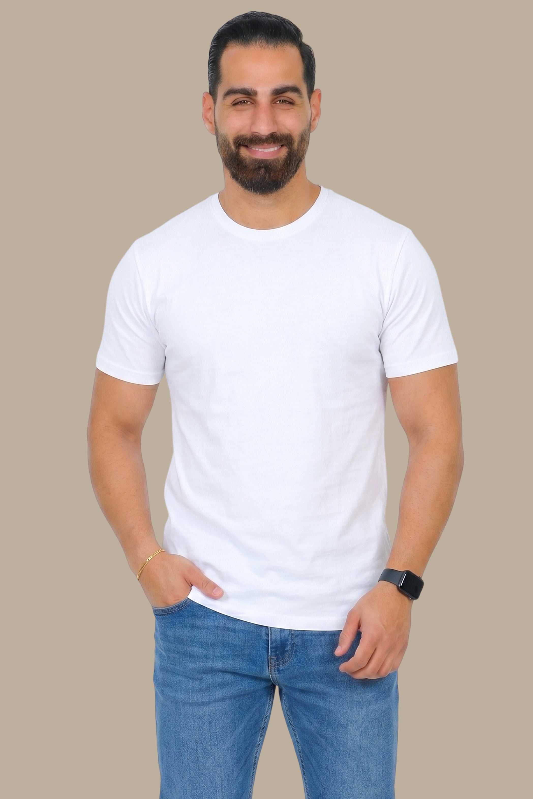 Basic Big Size T-Shirt – White