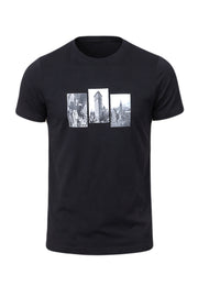 NY Downtown Print Round Neck T-Shirt