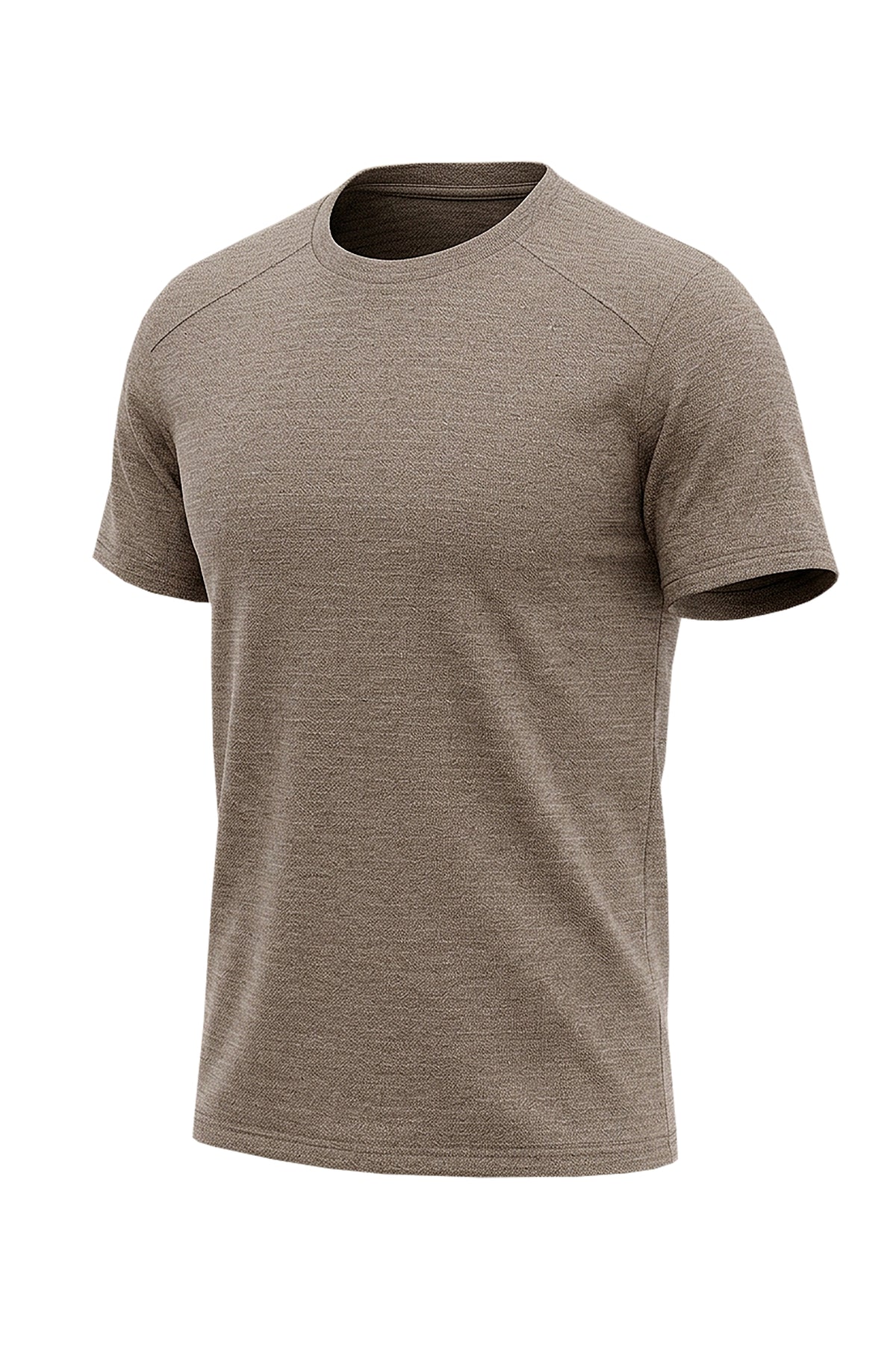Shoulder Cut Round Neck T-Shirt