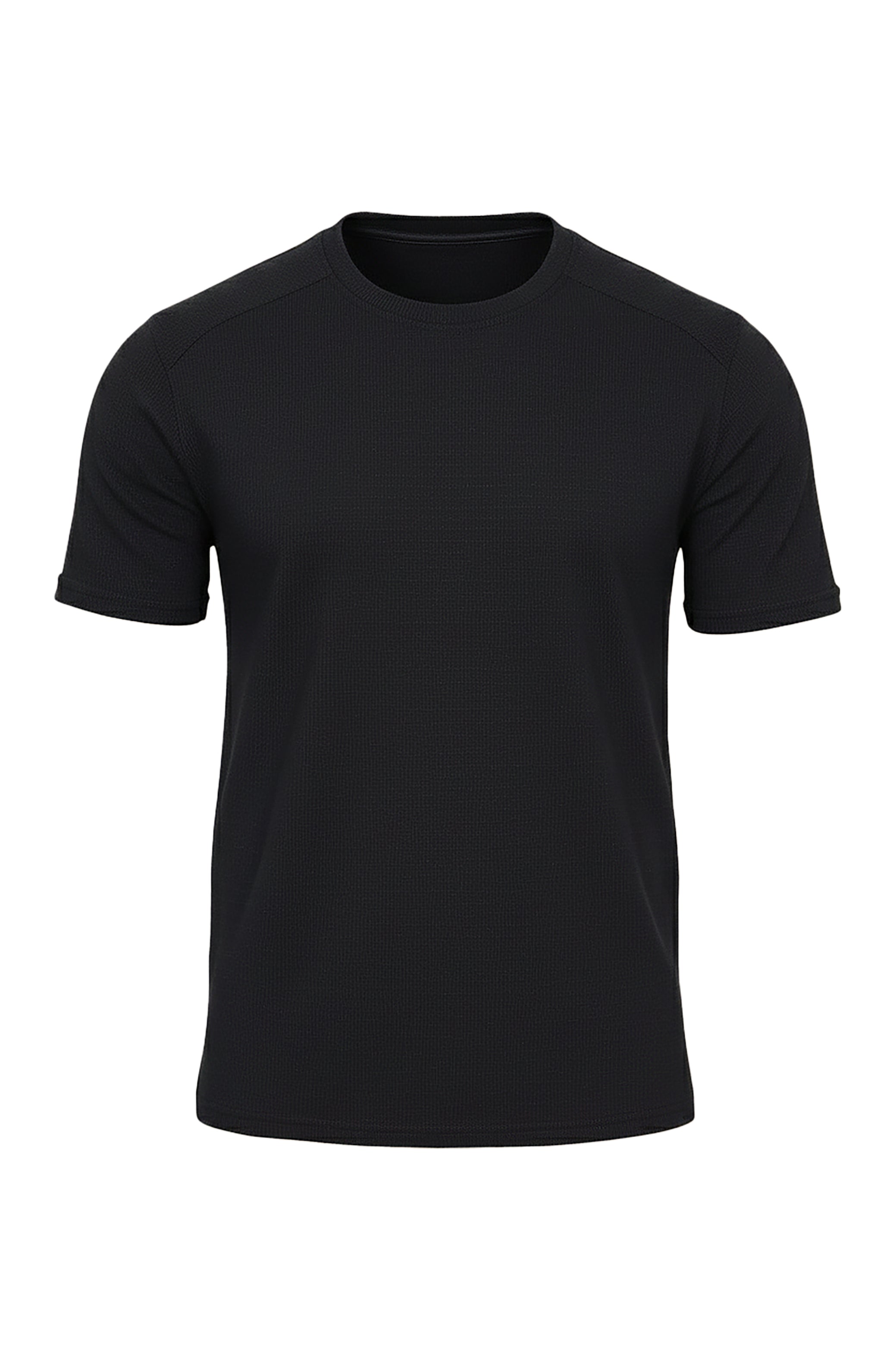 Shoulder Cut Round Neck T-Shirt
