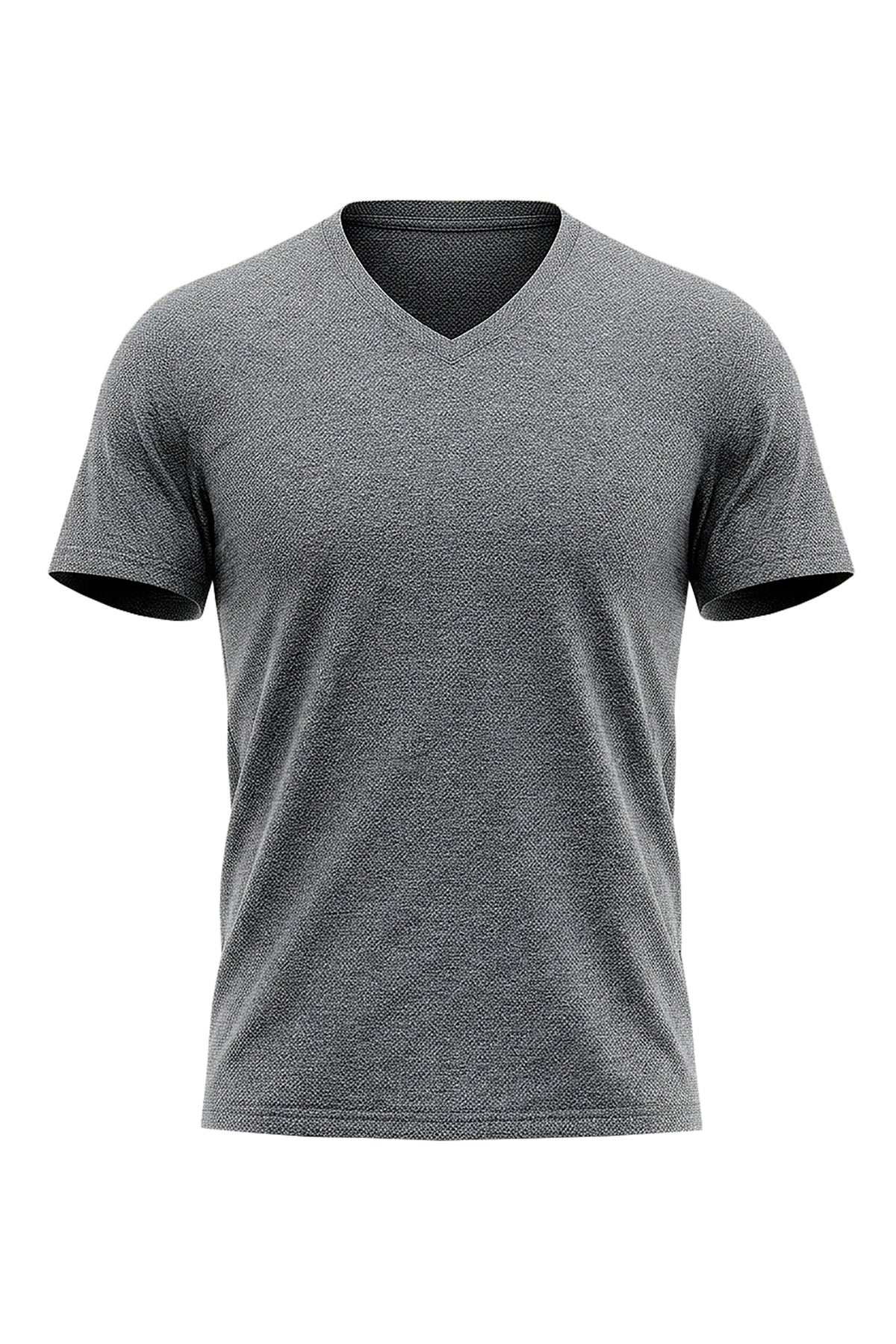 Bubble Pattern V-Neck T-Shirt