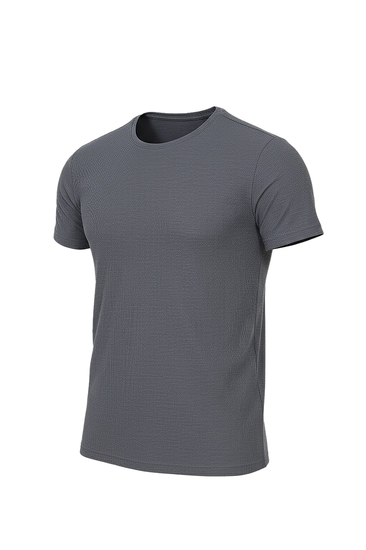 Basic Square Structured Pattern T-Shirt