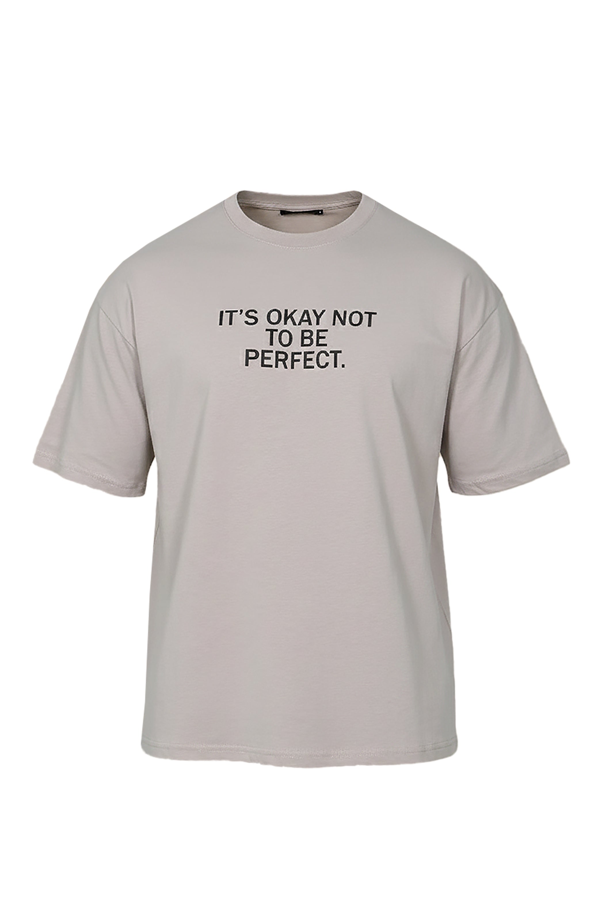Oversized T-Shirt with It’s Okay to Be Perfect Print