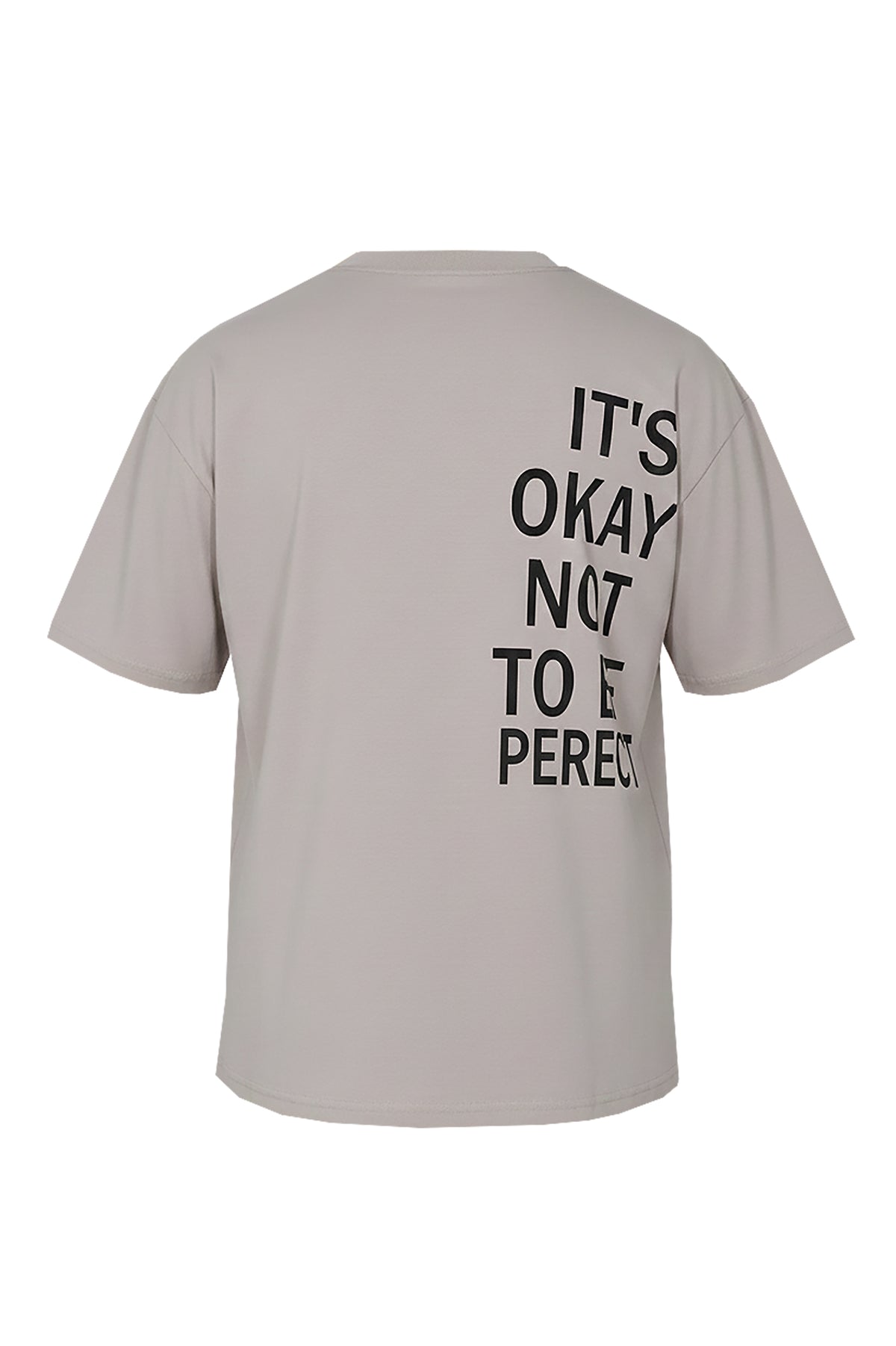 Oversized T-Shirt with It’s Okay to Be Perfect Print