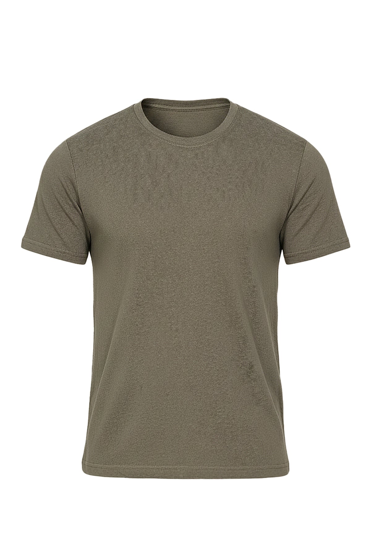Linen Short Sleeve Round Neck T-Shirt