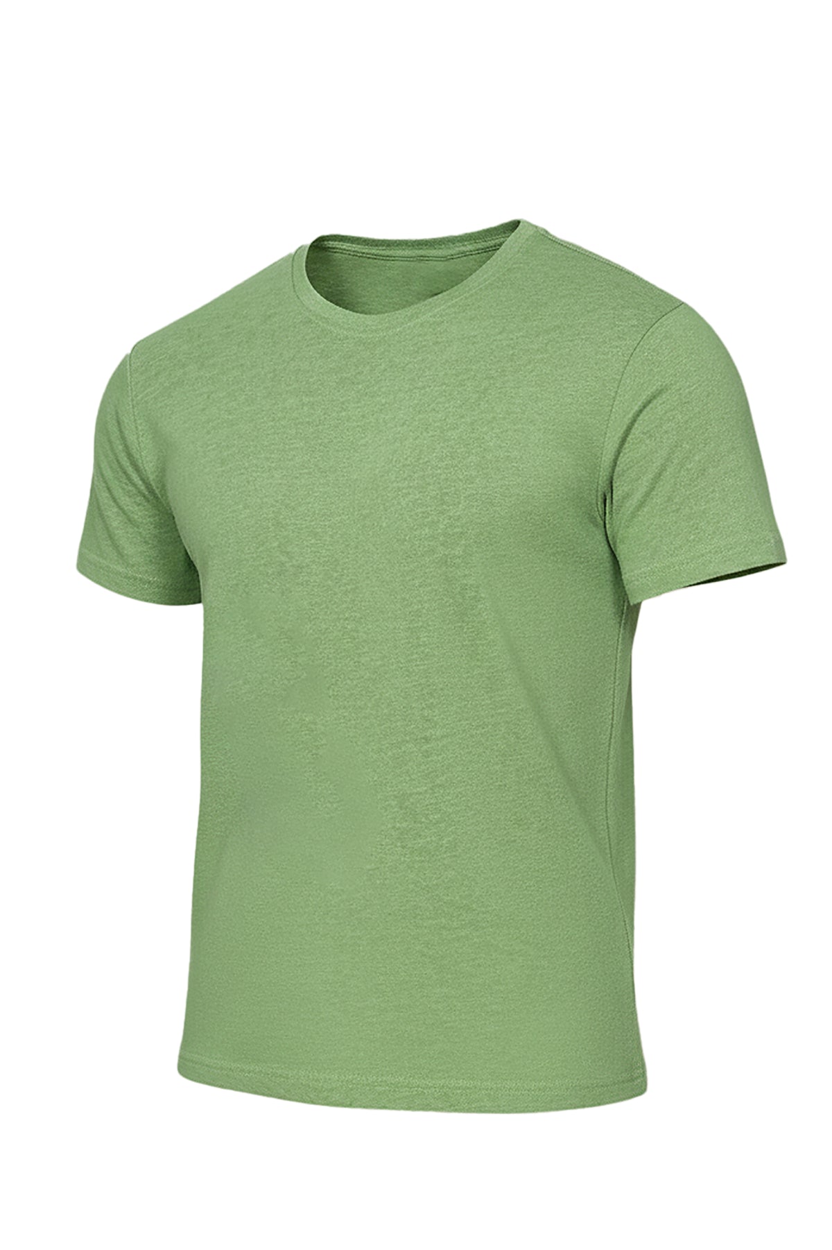 Linen Short Sleeve Round Neck T-Shirt