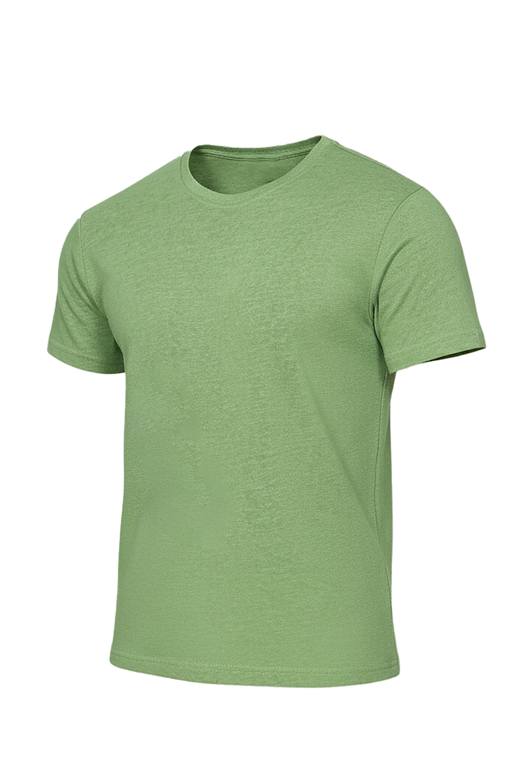 Linen Short Sleeve Round Neck T-Shirt