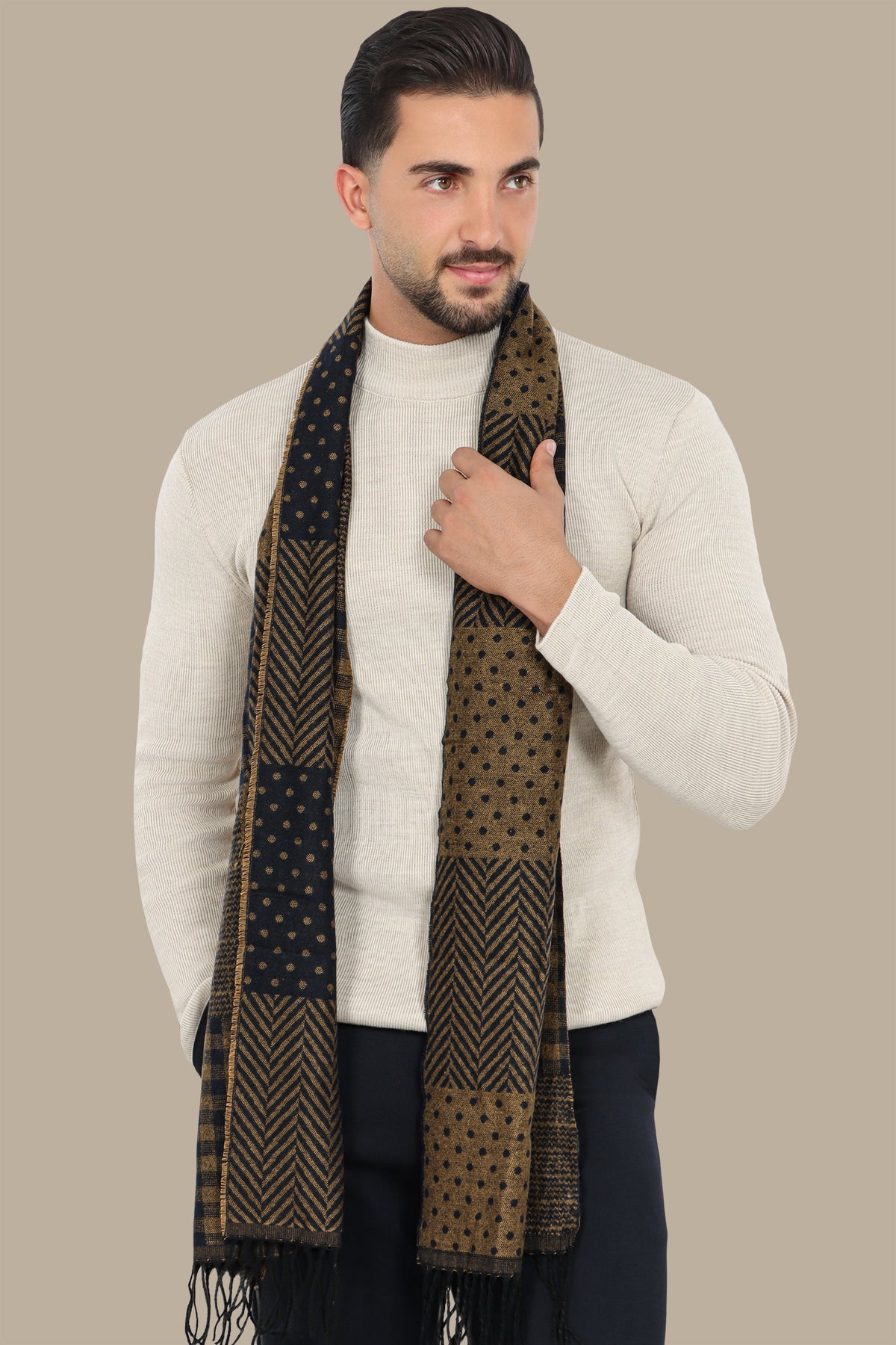 Refined High Neck Sweater in Luxe
