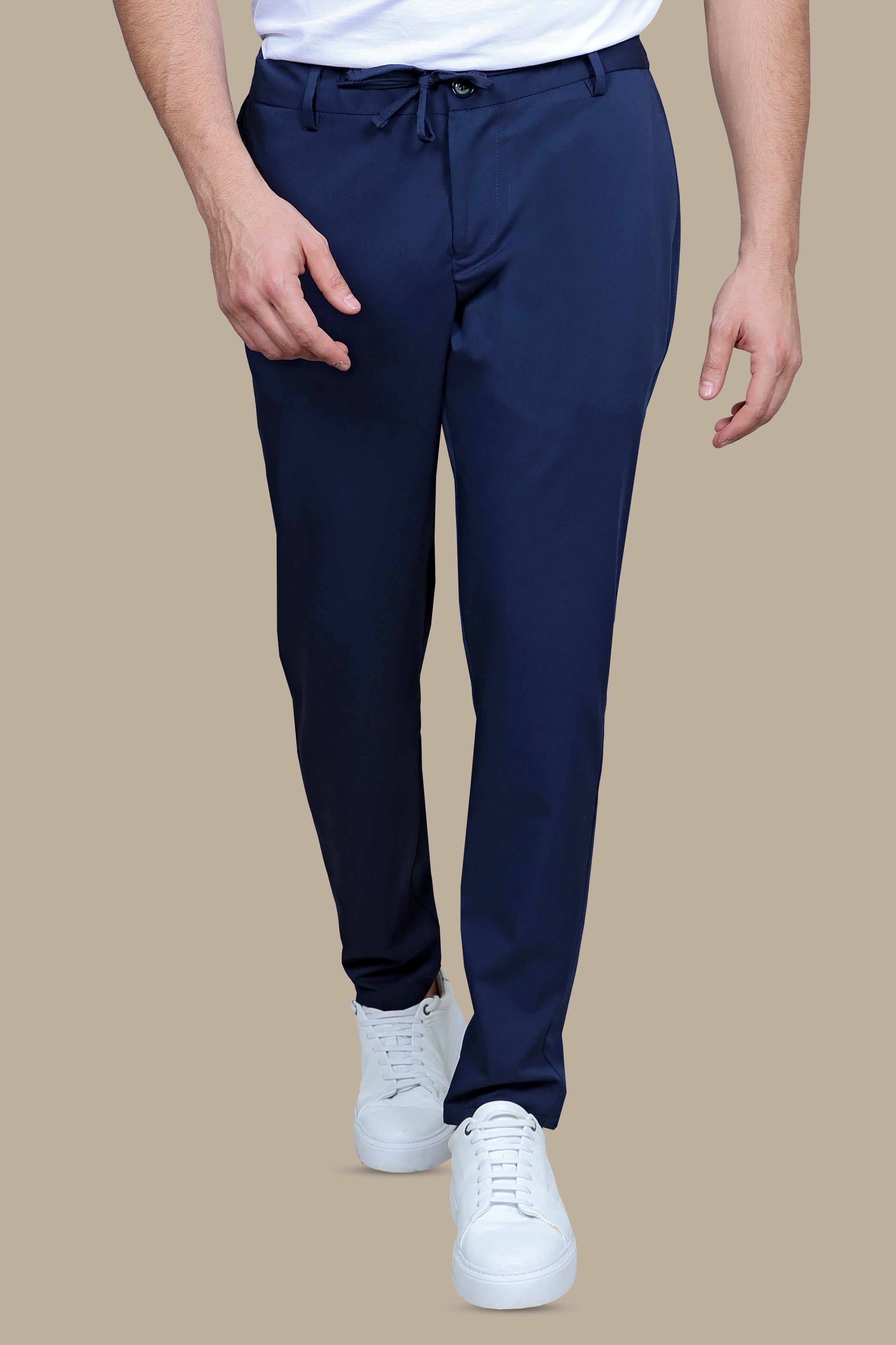 Basic Jogger Fashion Trousers in Blue