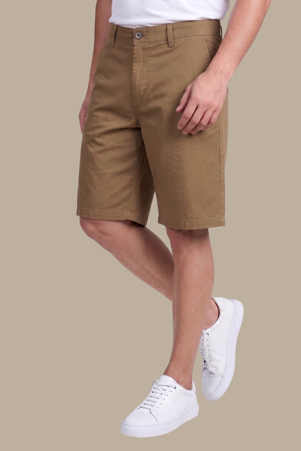 Plain Slim Chino Short