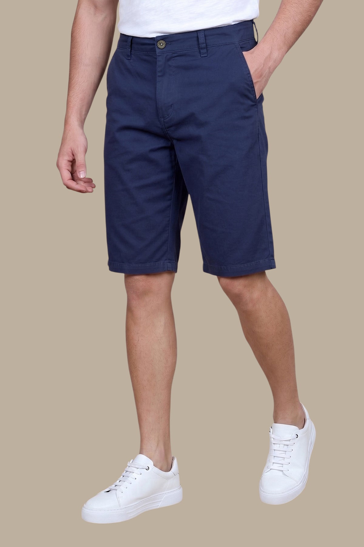 Short Chino Plain Slim