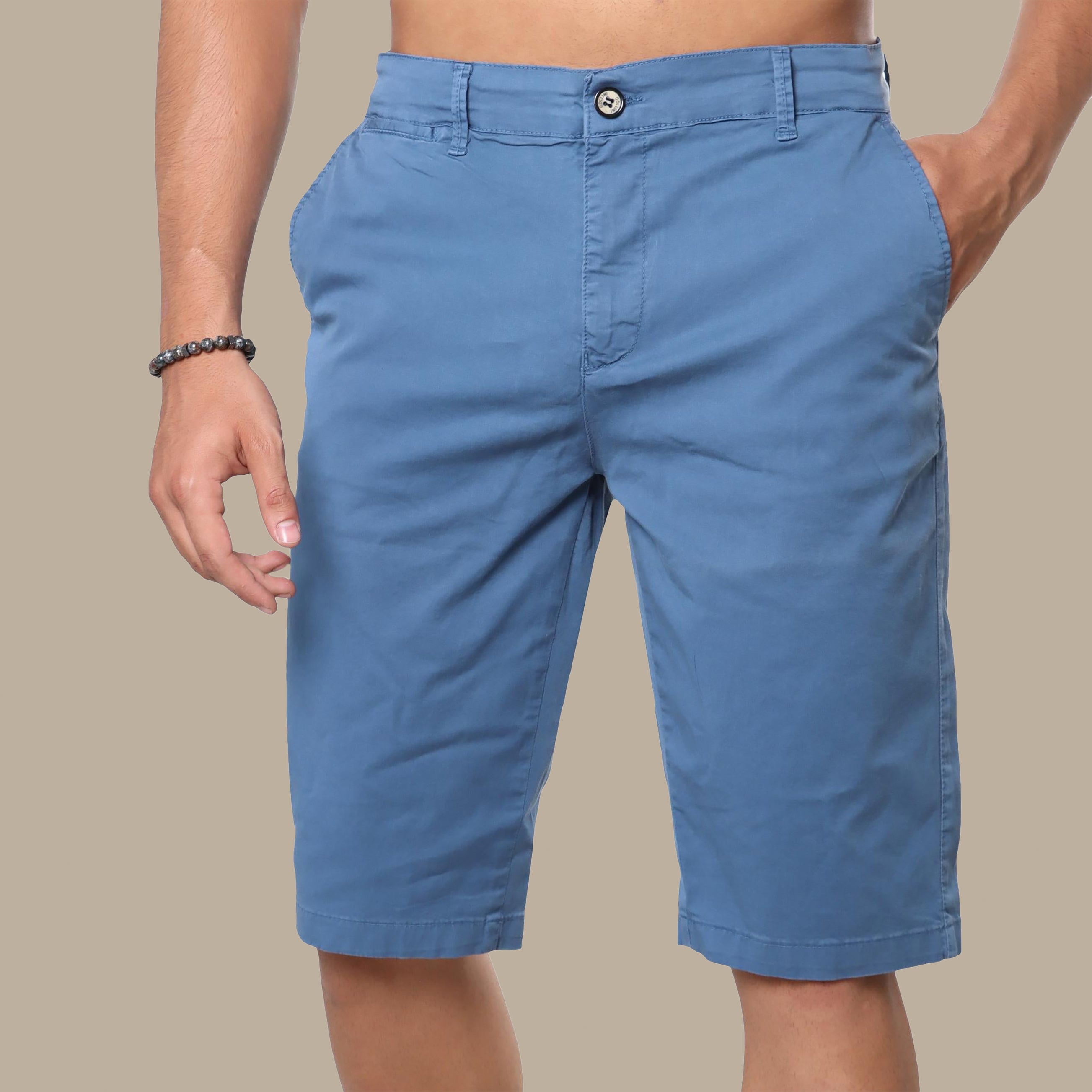 Short Chino Plain Regular | Light Blue