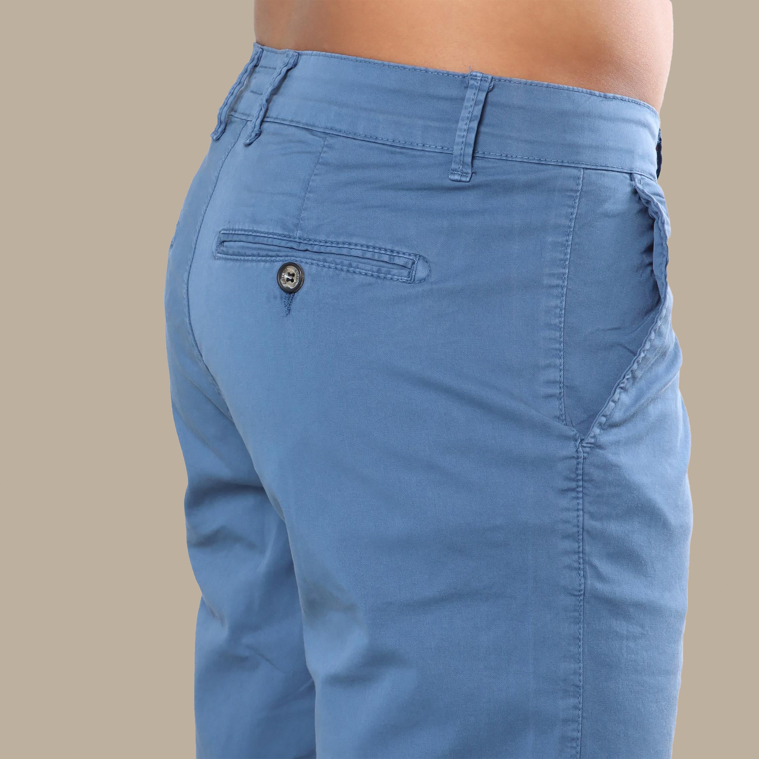 Short Chino Plain Regular | Light Blue