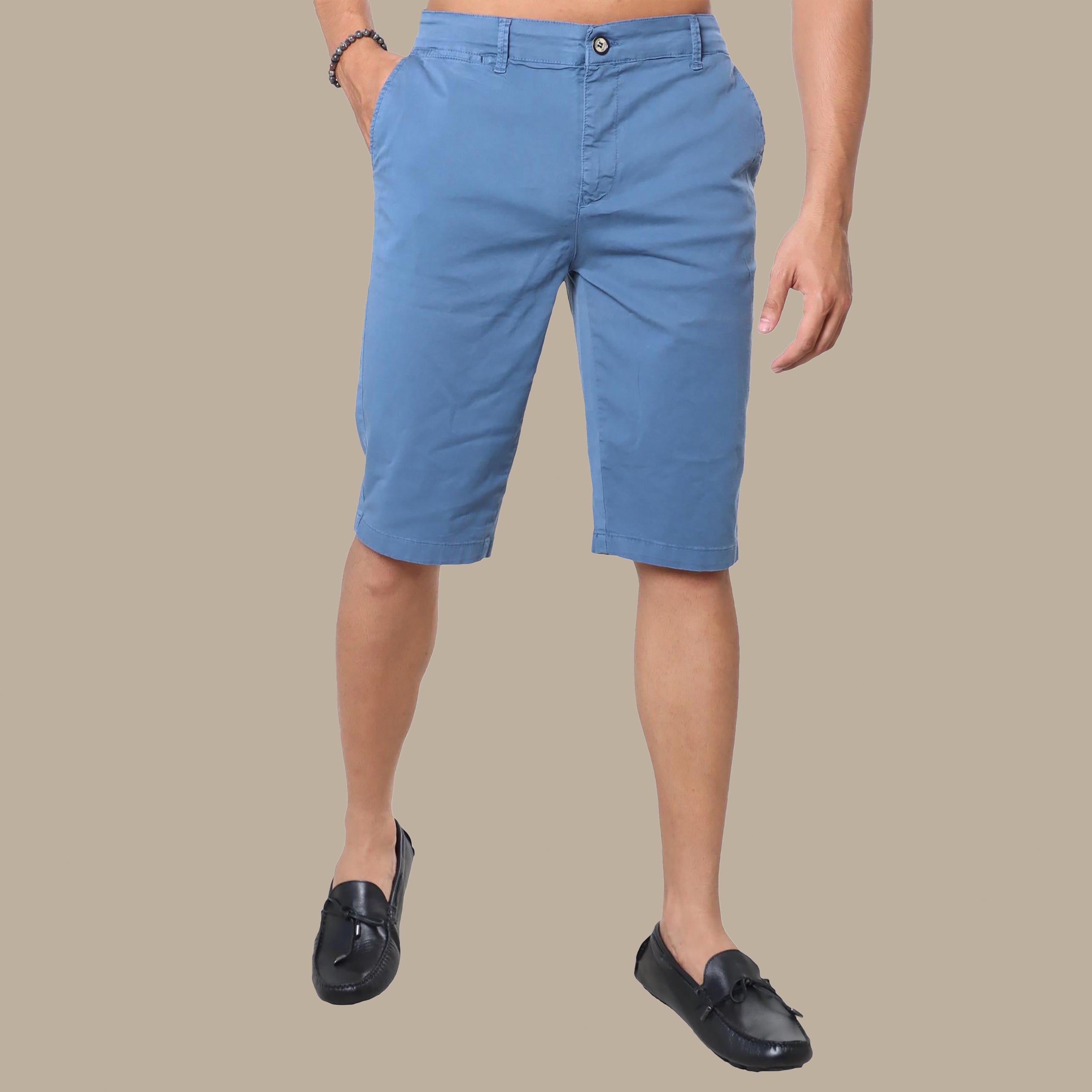 Short Chino Plain Regular | Light Blue