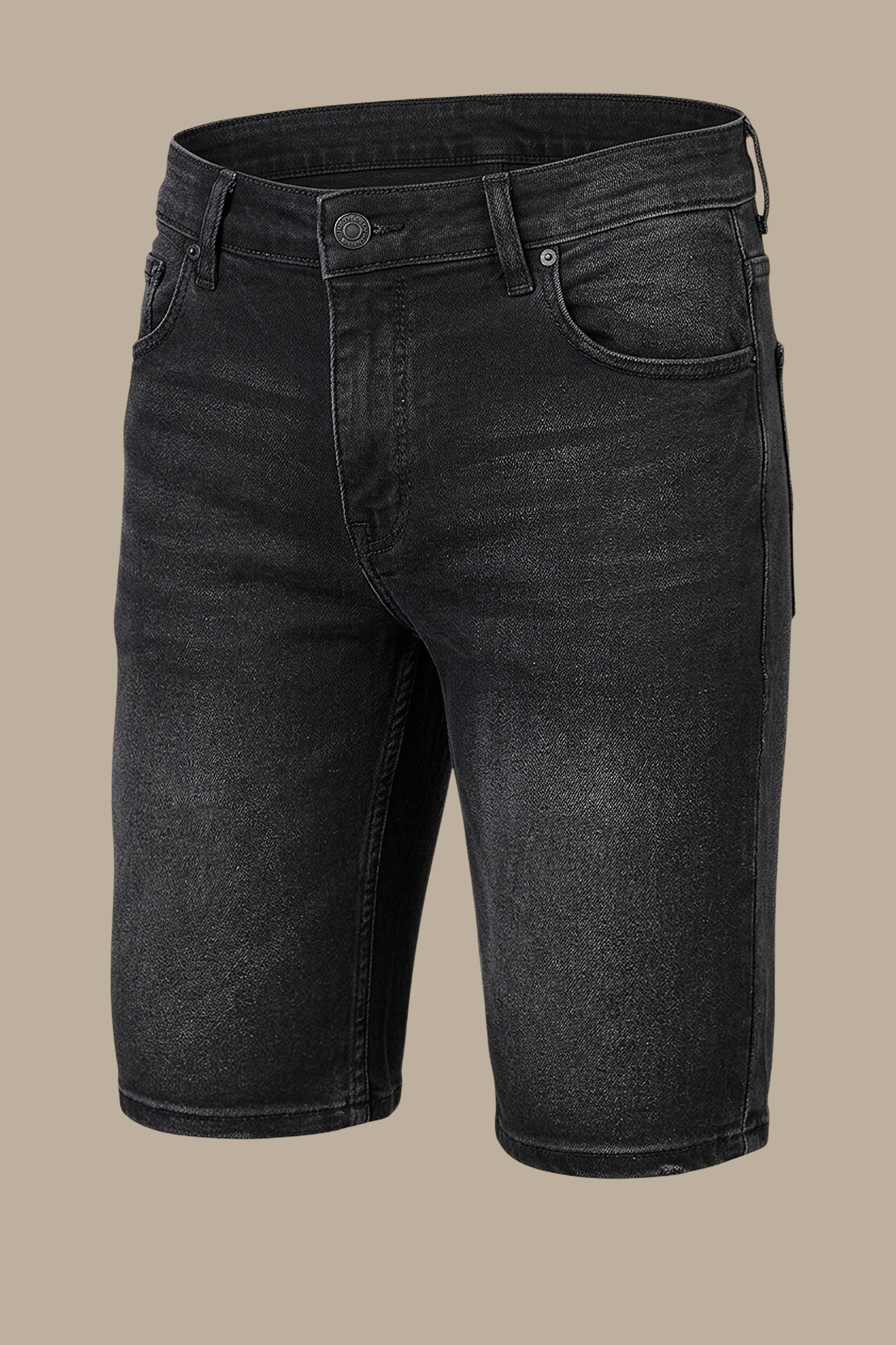 Short Denim Plain | Gray