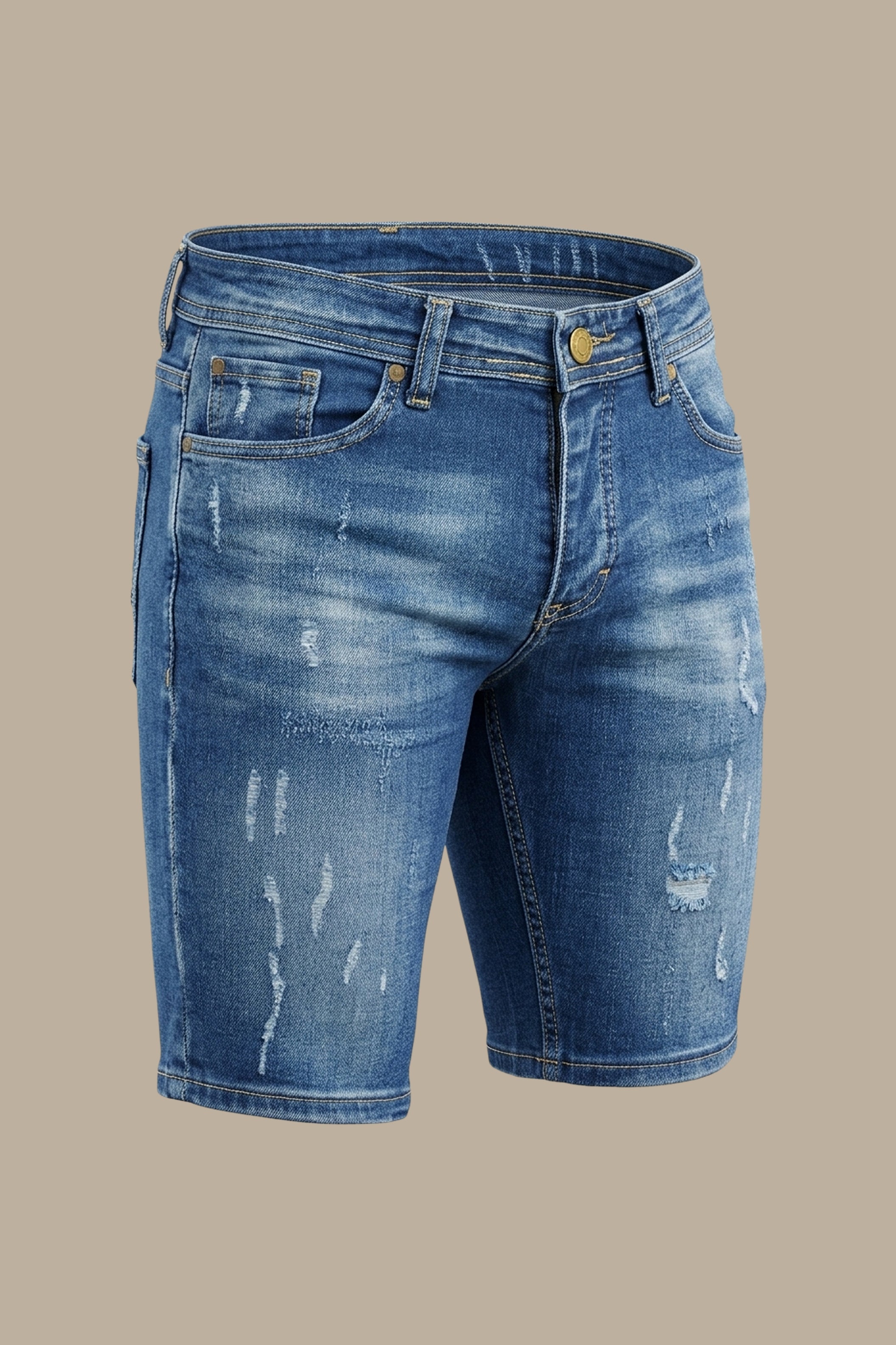 Short Denim Ripped