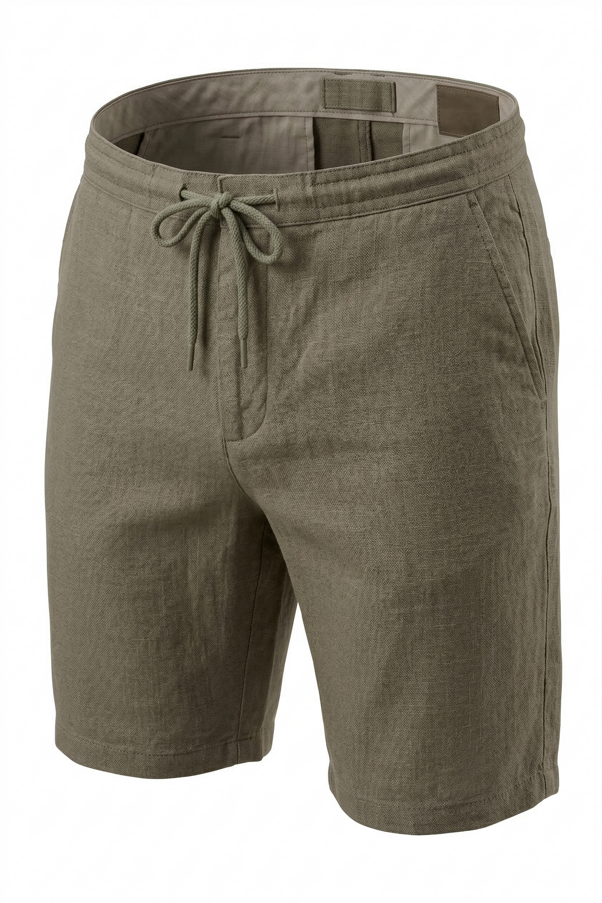 Khaki Chic: The Essential Short Linen Collection