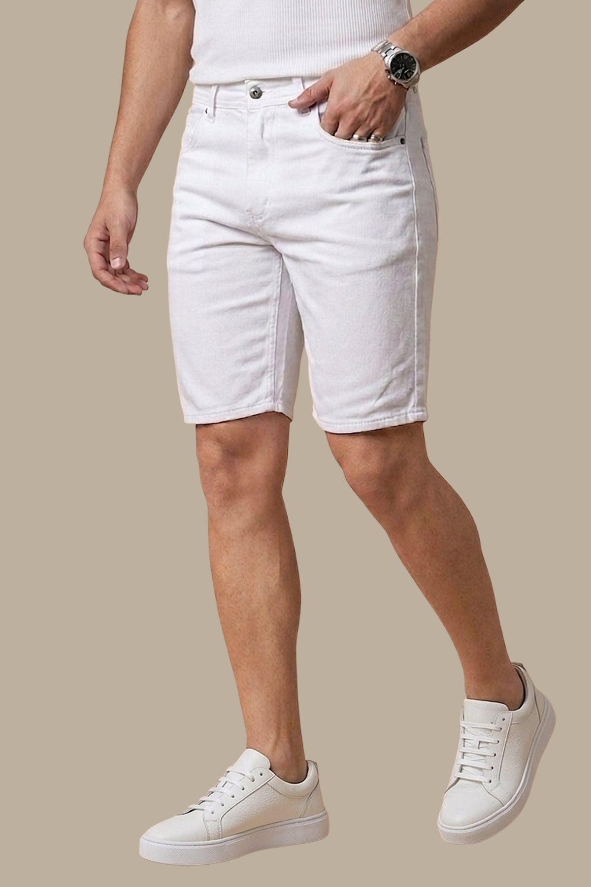 Short Denim Boyfriend Cut