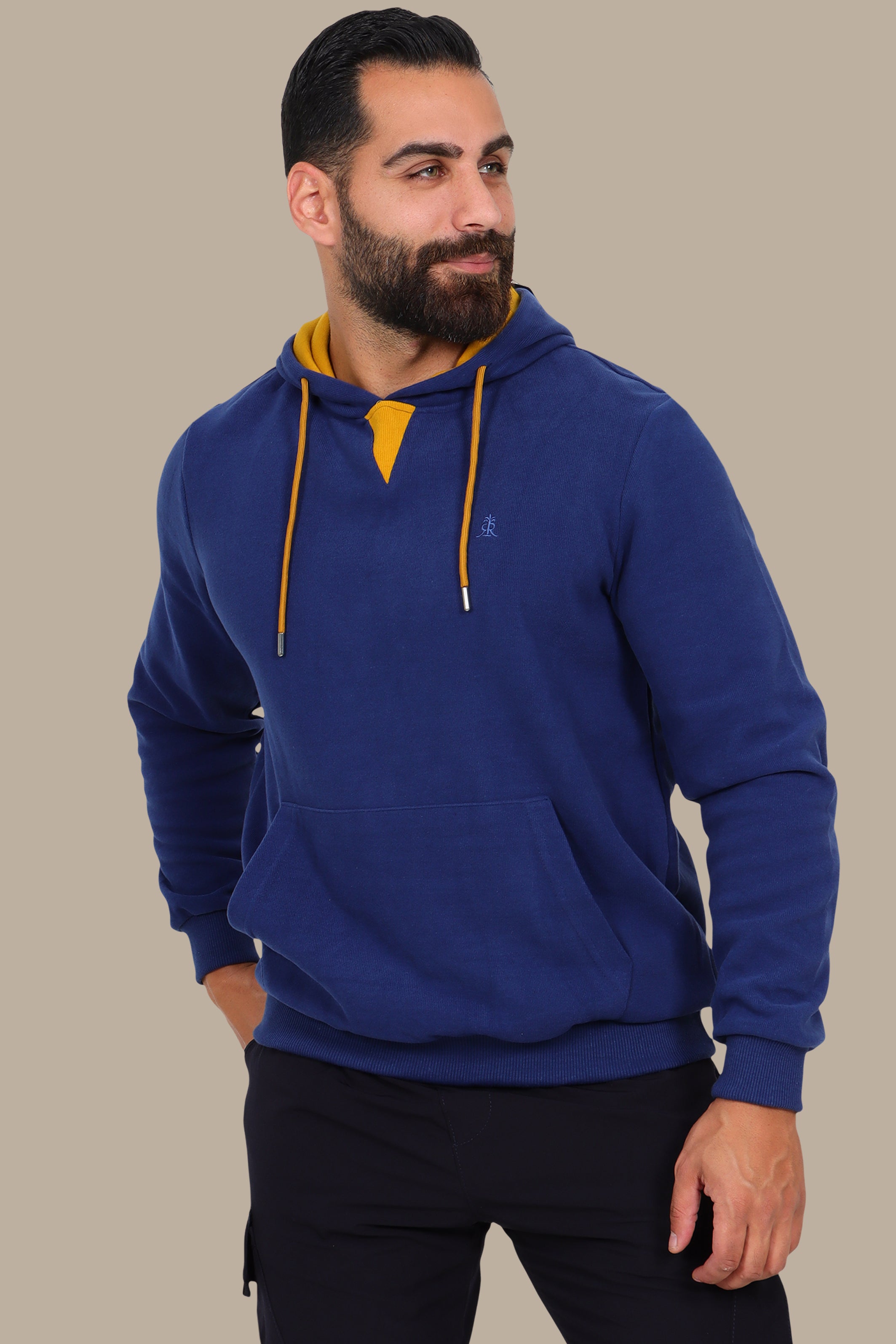 Velvet Hoodie Blue