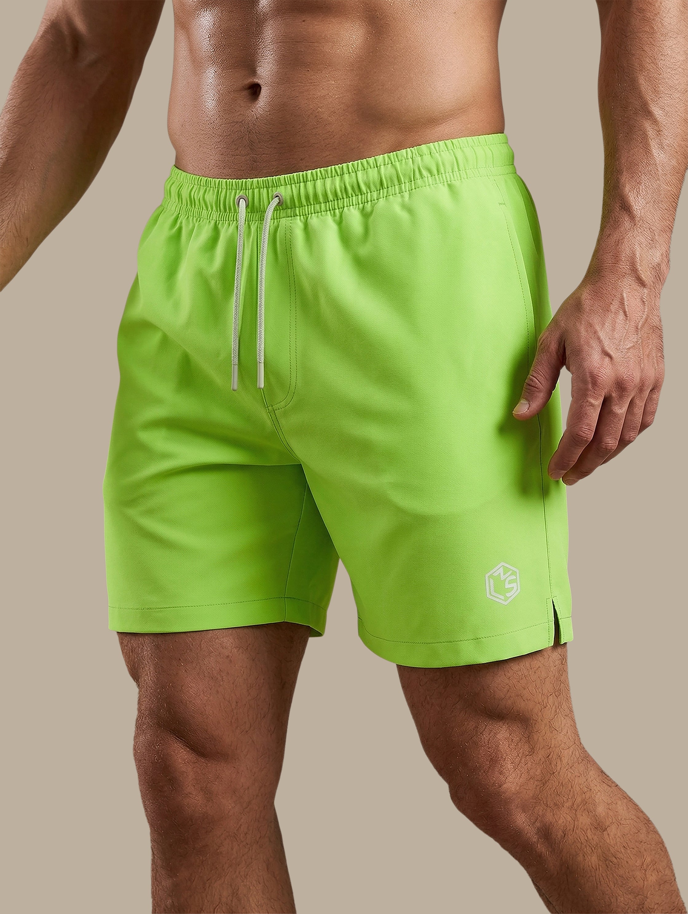 Yellow Basic Swimwear