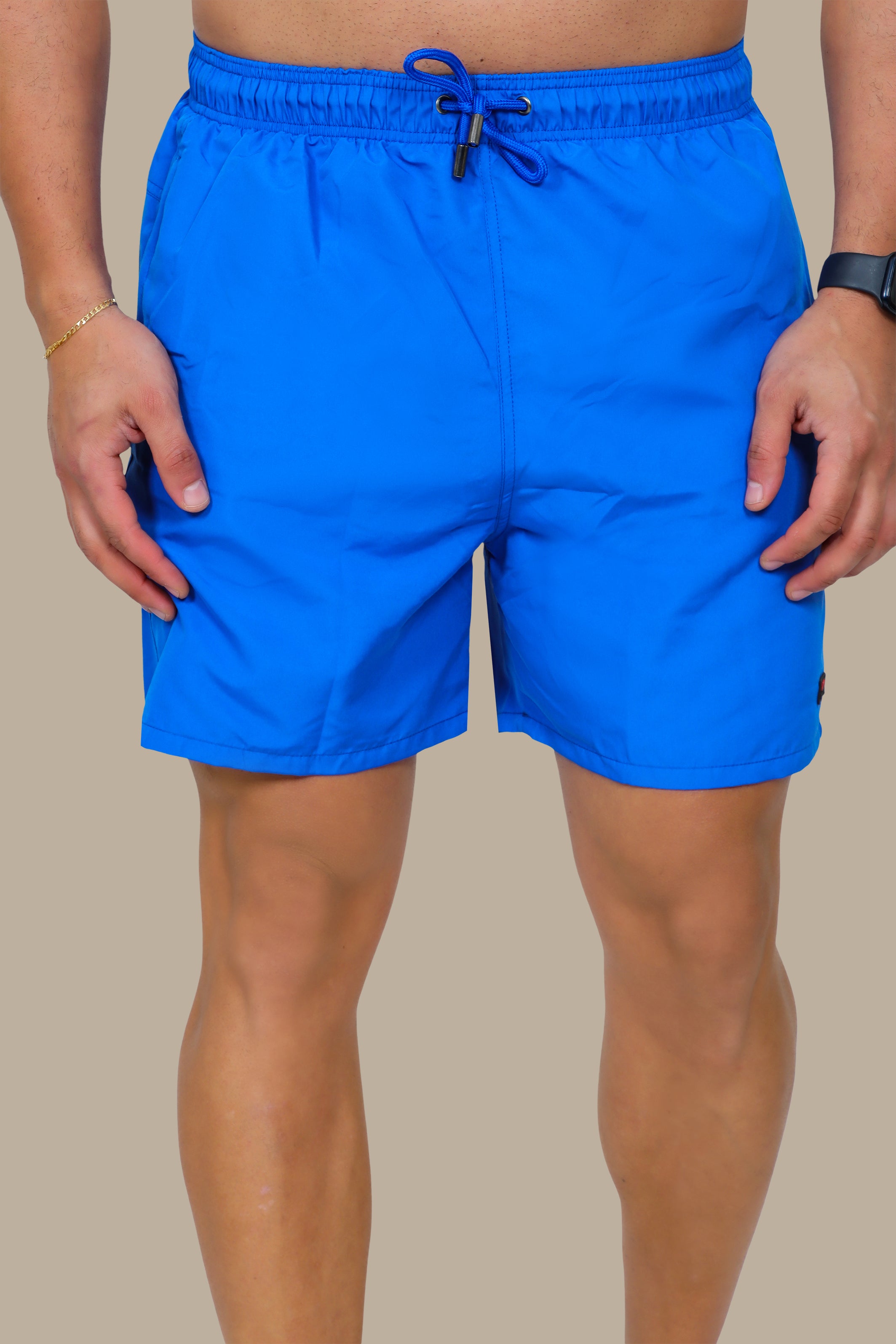 Blue Plain Swimwear