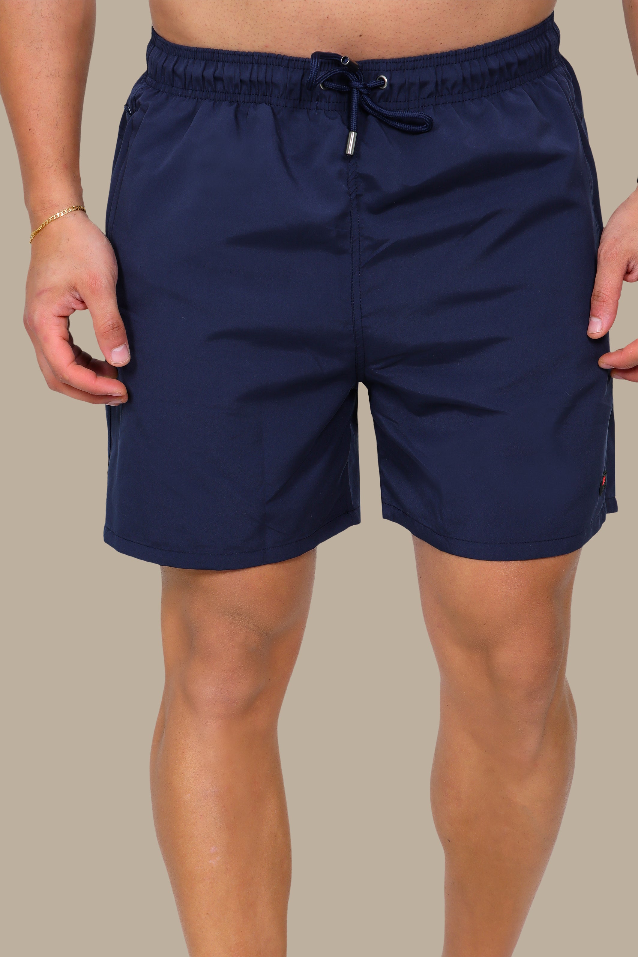 Navy Plain Swimwear