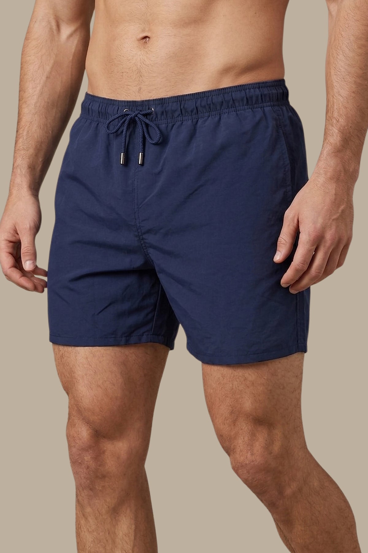 Navy Plain Swimwear