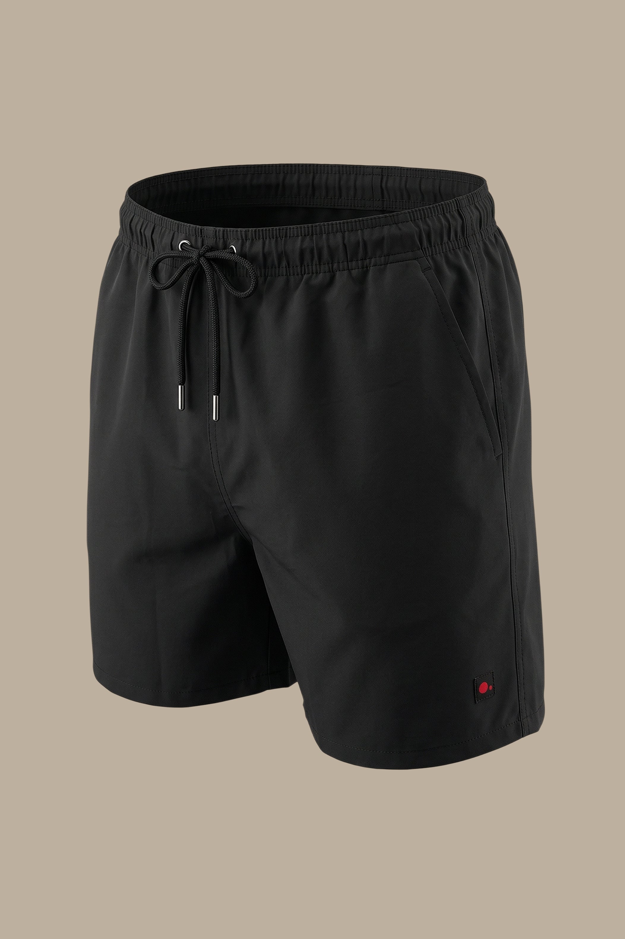 Black Plain Swimwear