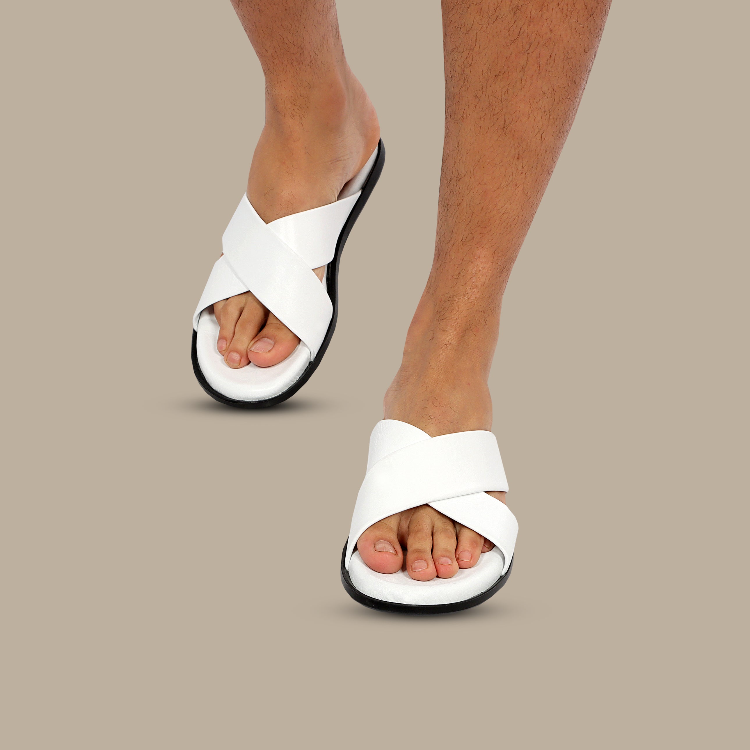 White Slipper Cross Basic: Classic Comfort, Modern Style